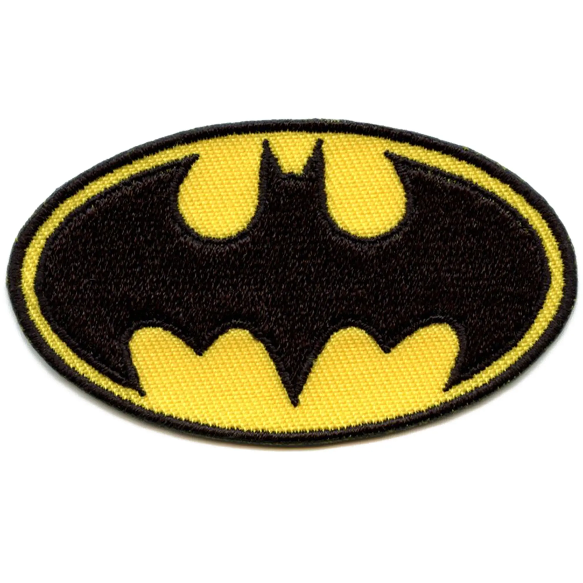 DC Comics Batman Logo Iron on Embroidered Applique Patch - Small - Image 2