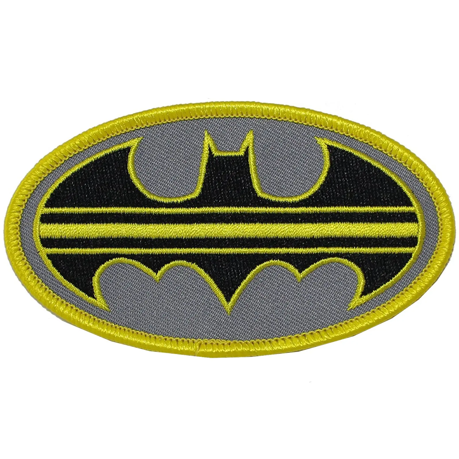 Dc Comics Batman Yellow Stripe Logo Iron on Patch