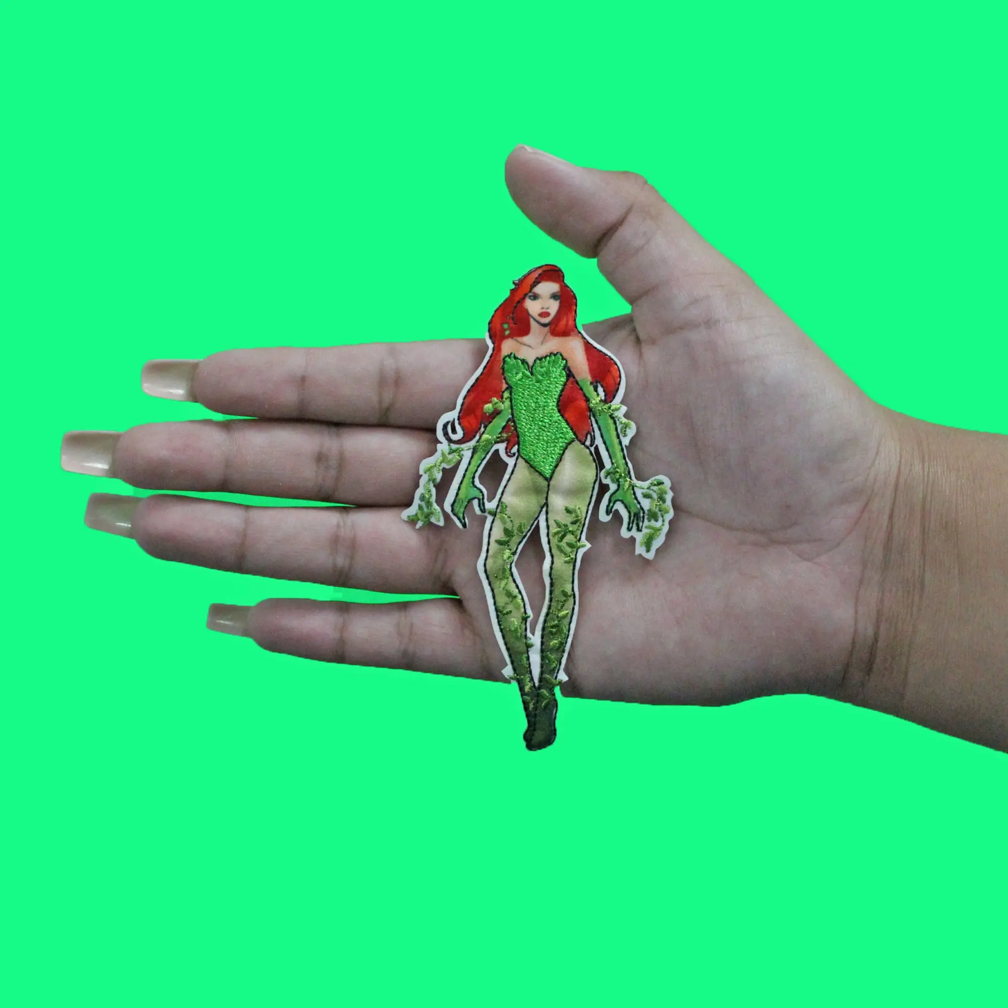 DC Poison Ivy Patch Full Body Comics Sublimated Embroidery Iron on - Image 2