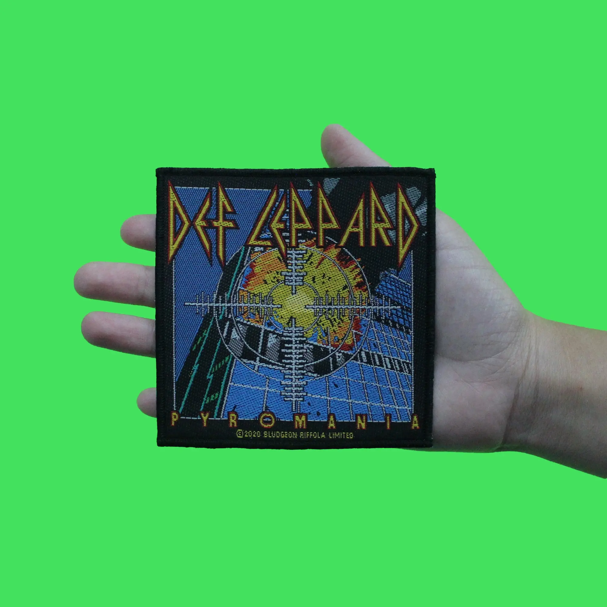 Def Leppard Pyromania Patch English Rock Album Woven Sew On - Image 2