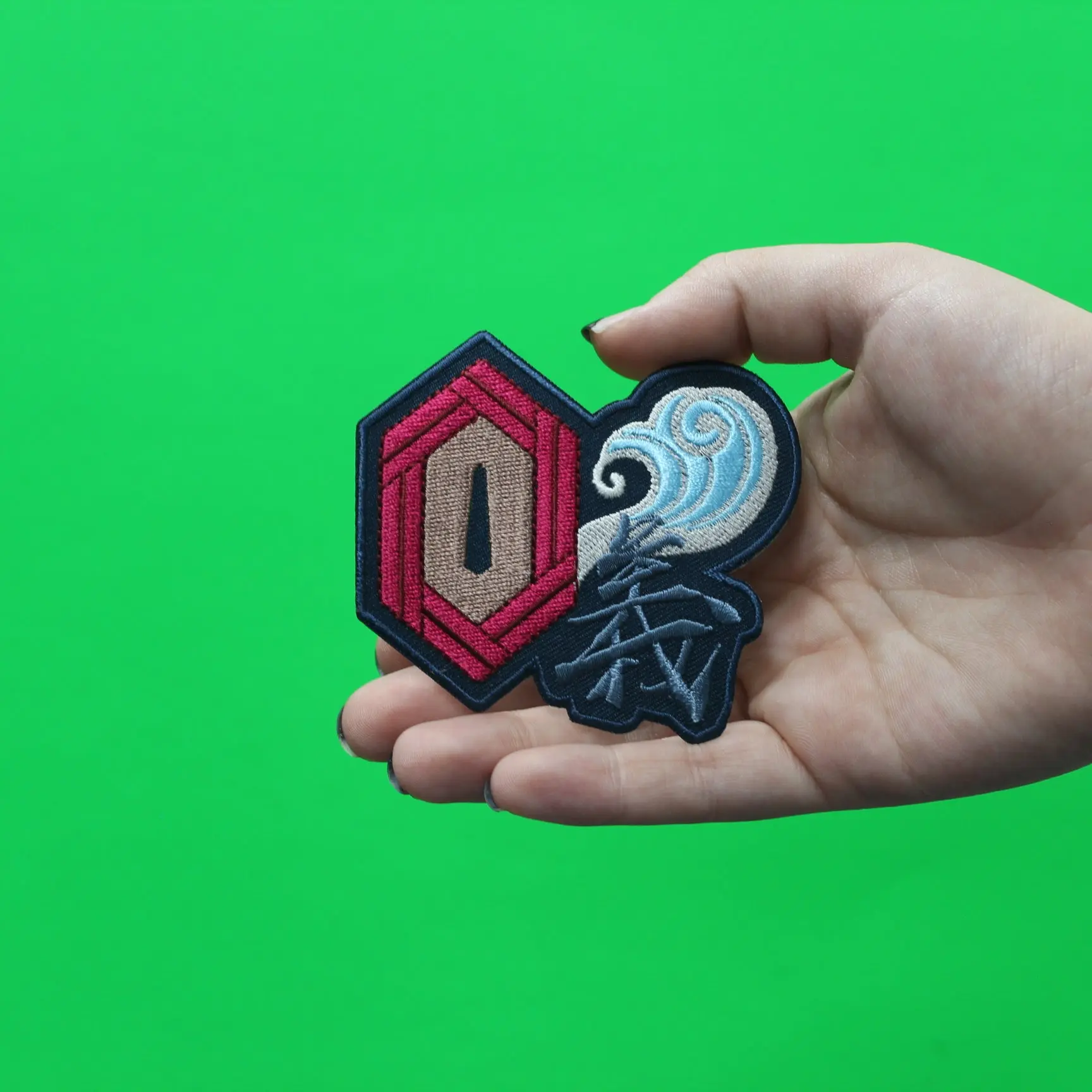 Demon Slayer Giyuu Name Anime Embroidered Iron On Patch - Image 2