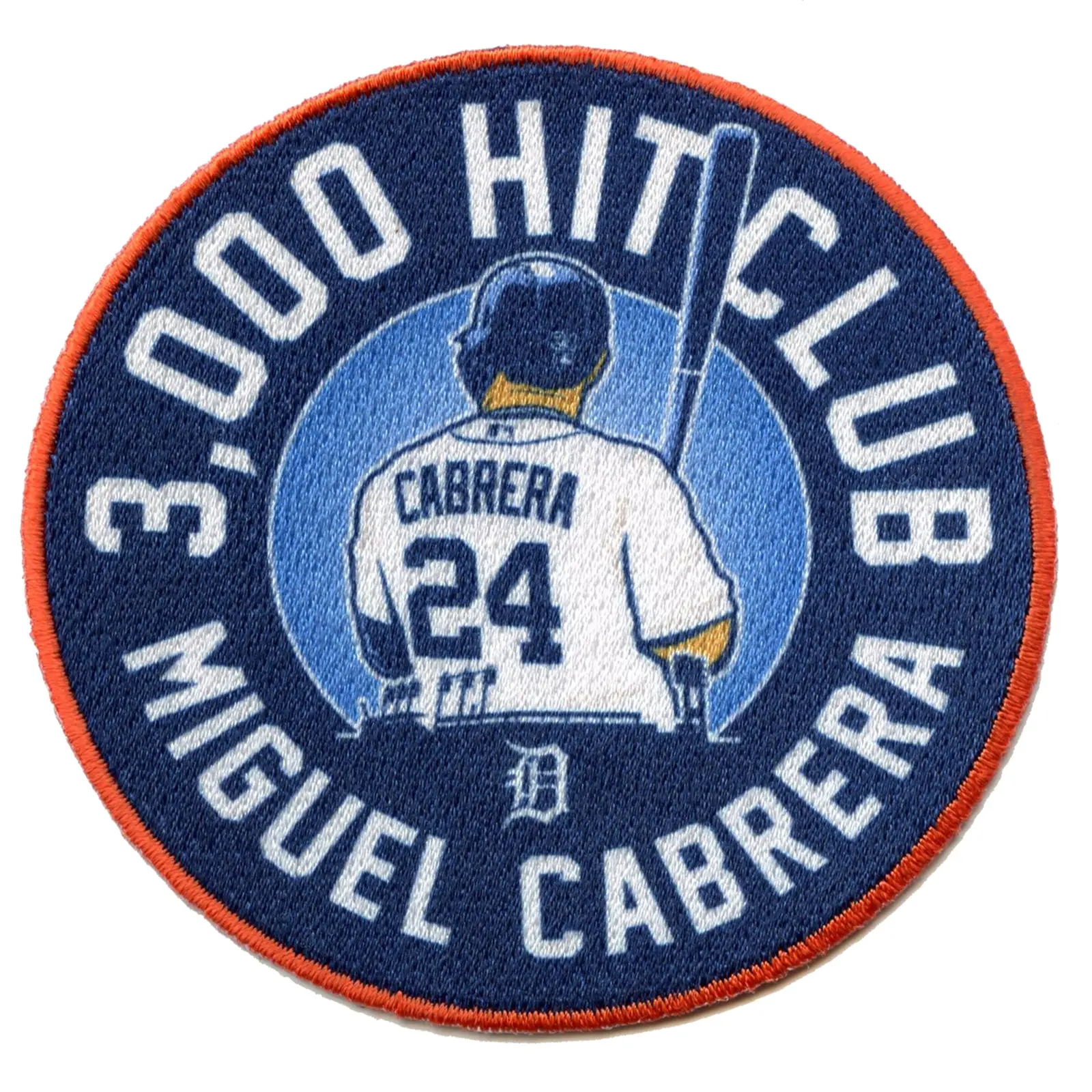 Detroit Tigers Miguel Cabrera 3000 Hit Club Jersey Patch - Image 2