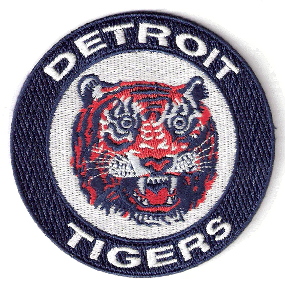 Detroit Tigers Throwback Era Round Logo Patch