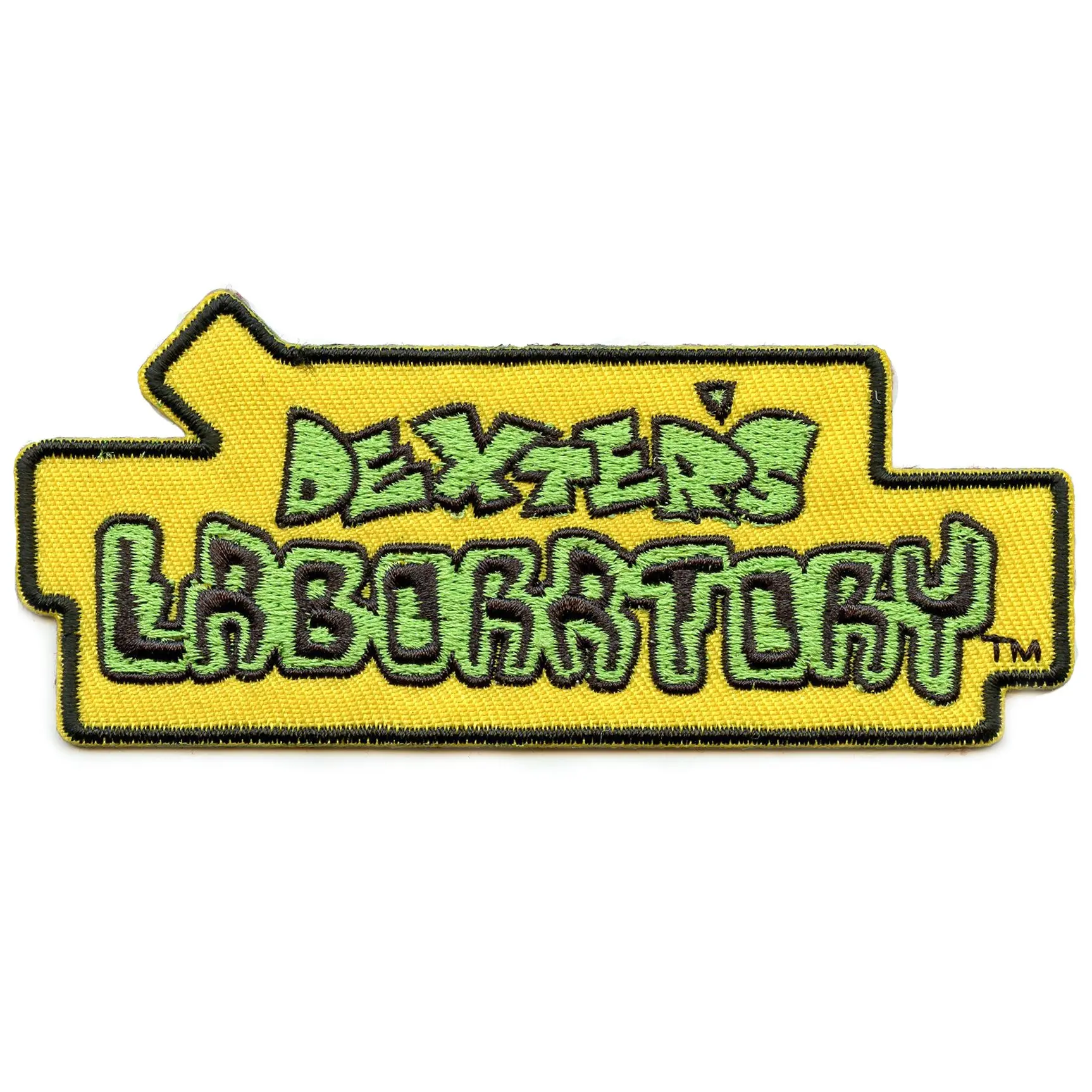 Dexter's Laboratory Cartoon Patch Boy Genius Logo Embroidered Iron-On