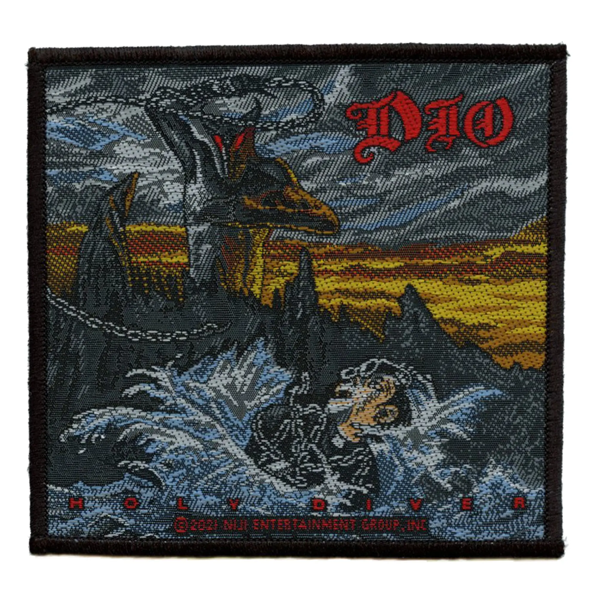 Dio Holy Diver Album Patch Murray Rock Band Woven Sew On