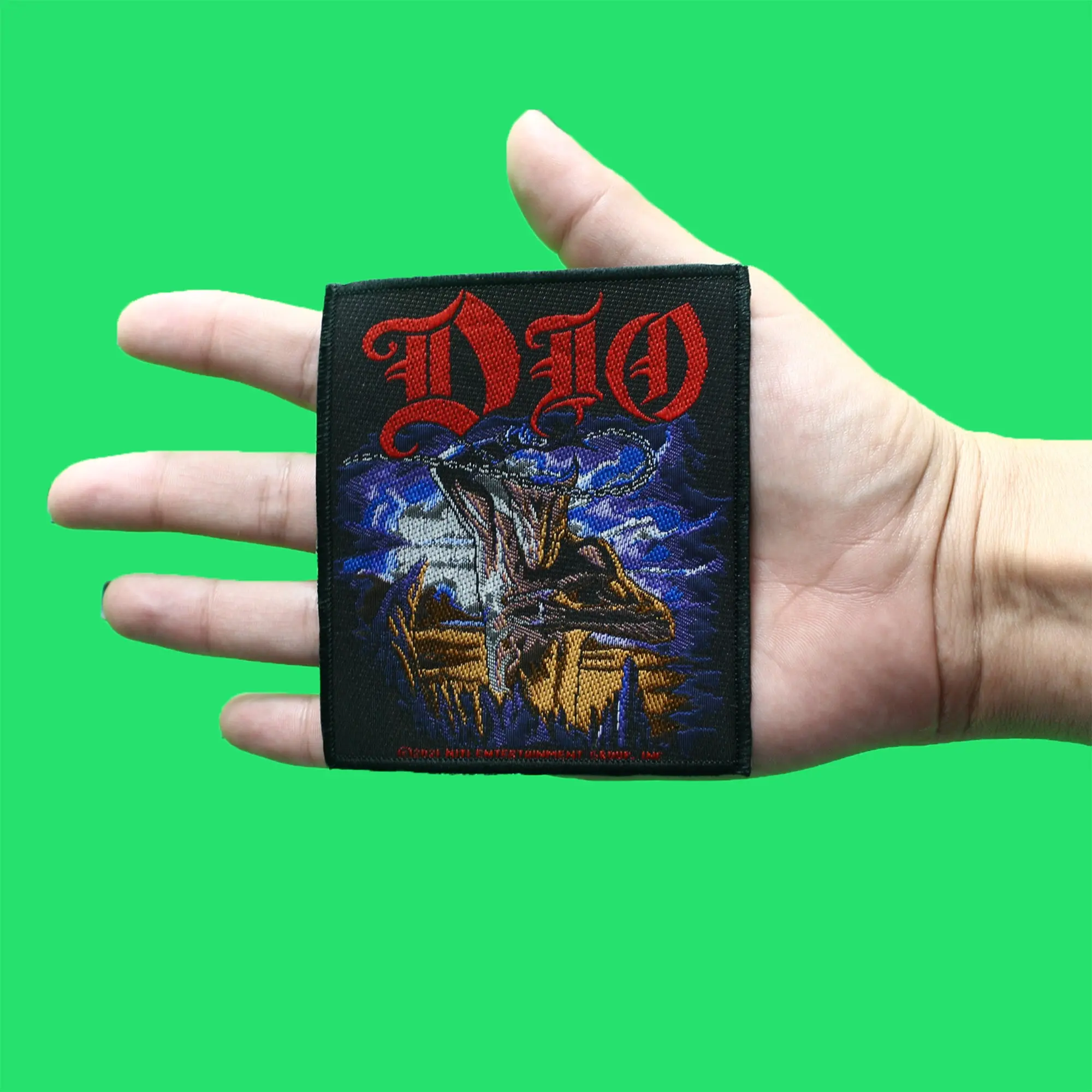 Dio Murray Demon Patch Mascot Rock Band Woven Sew On - Image 2