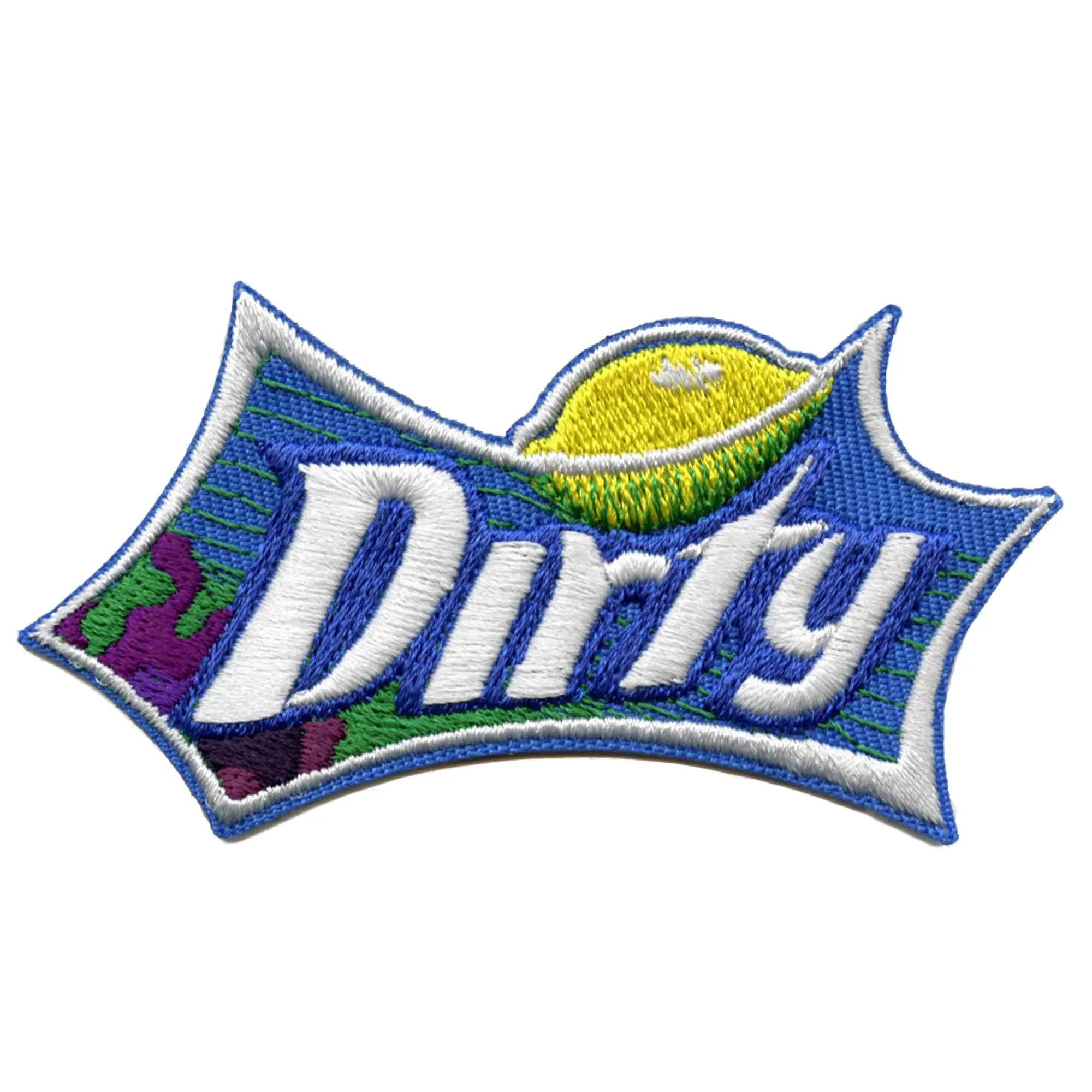 Dirty Soda Logo Patch Purple Drank Syrup Embroidered Iron On - Image 2