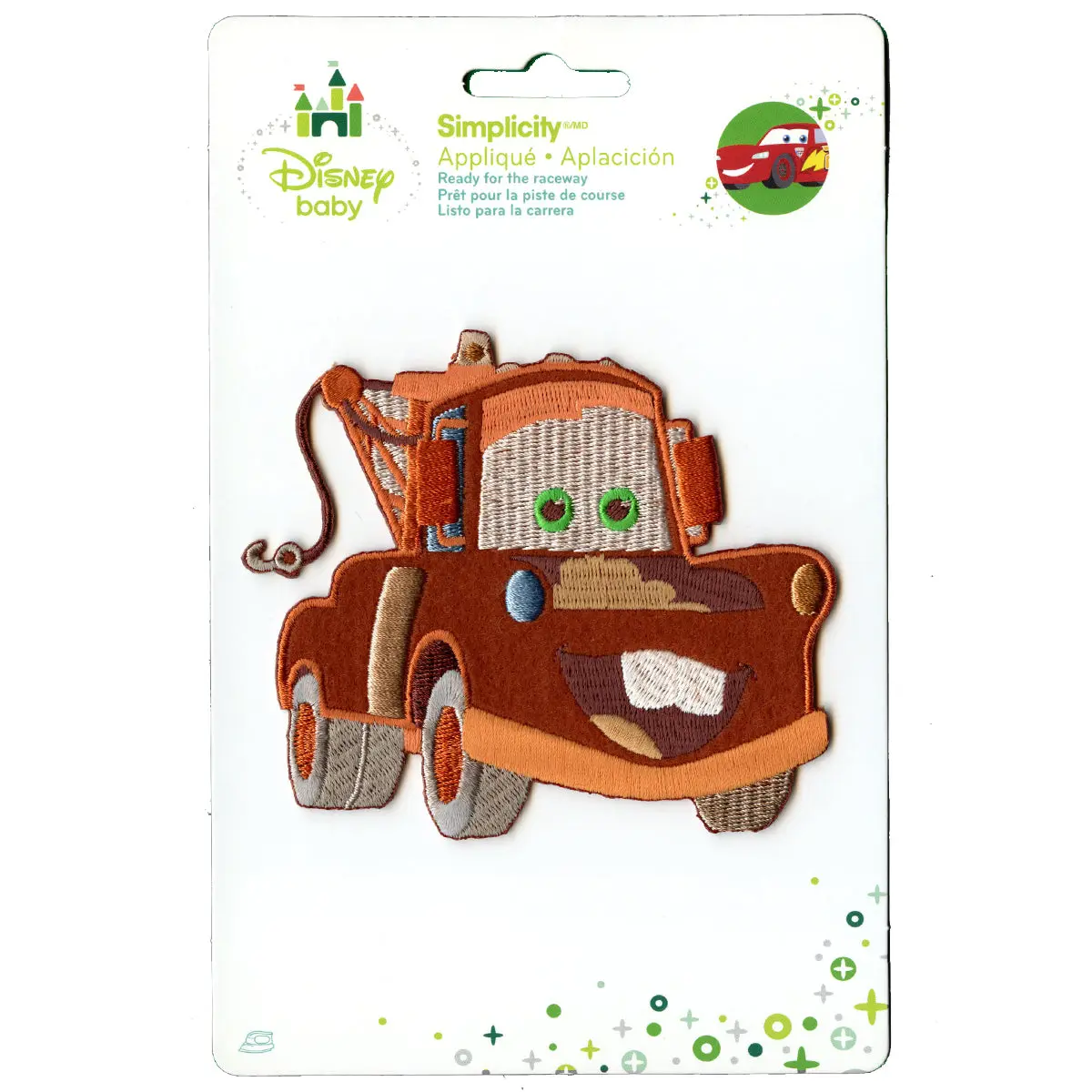 Disney Cars Mater Full Body Embroidered Applique Iron On Patch - Image 2
