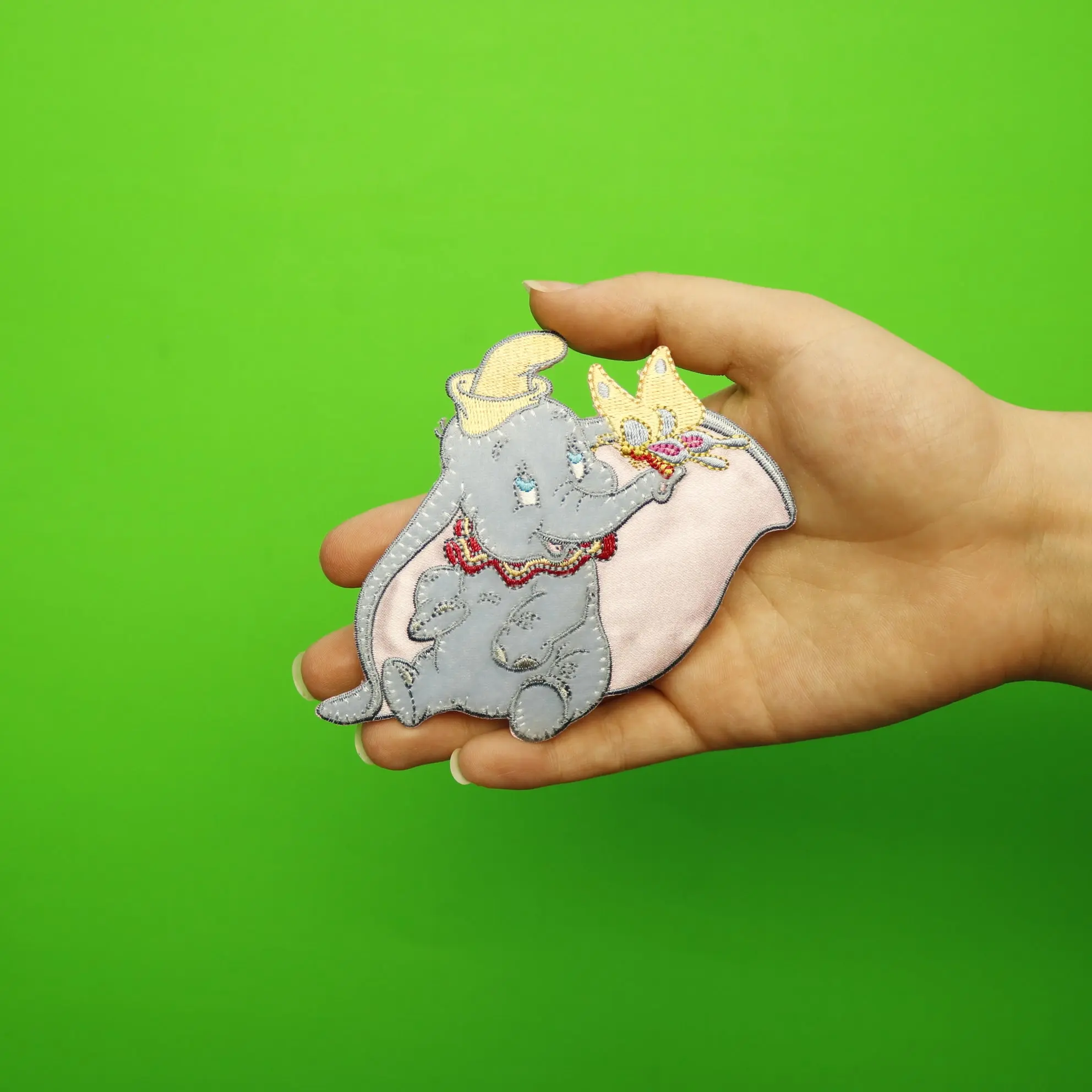 Disney Dumbo And Butterfly Embroidered Applique Iron On Patch - Image 3