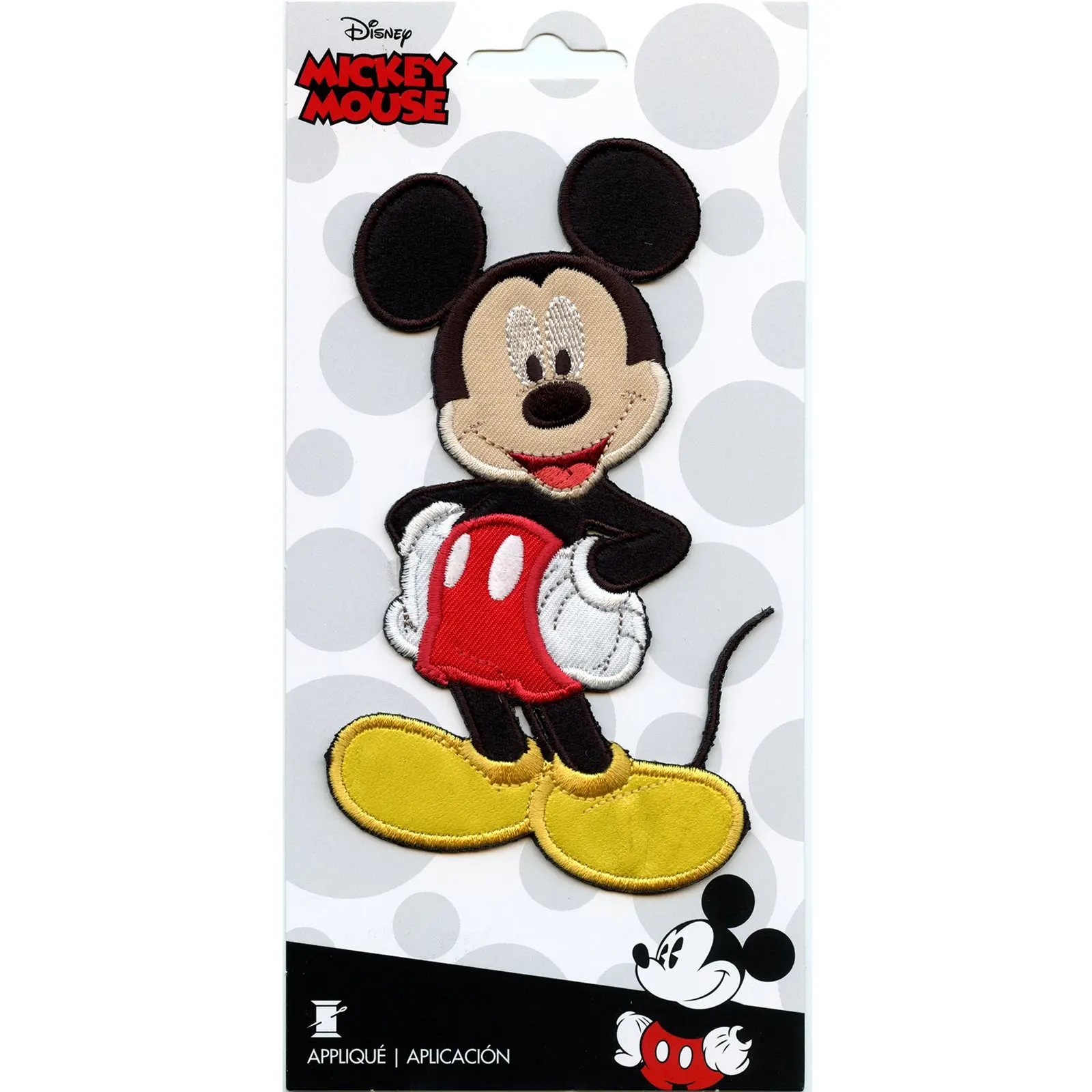 Disney Mickey Mouse Full Body Iron on Embroidered Applique Patch - Image 2