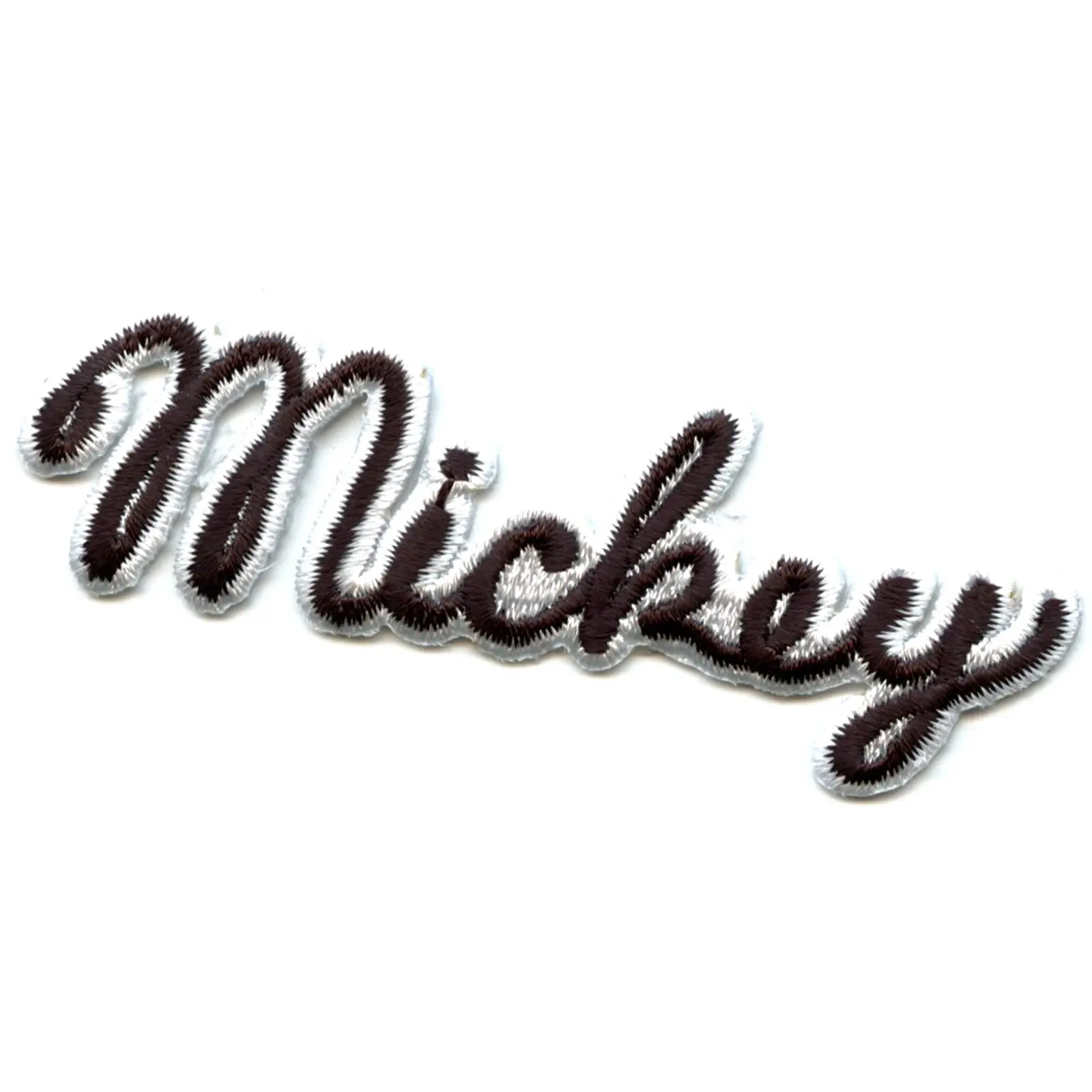 Disney Mickey Mouse Script Iron on Embroidered Patch
