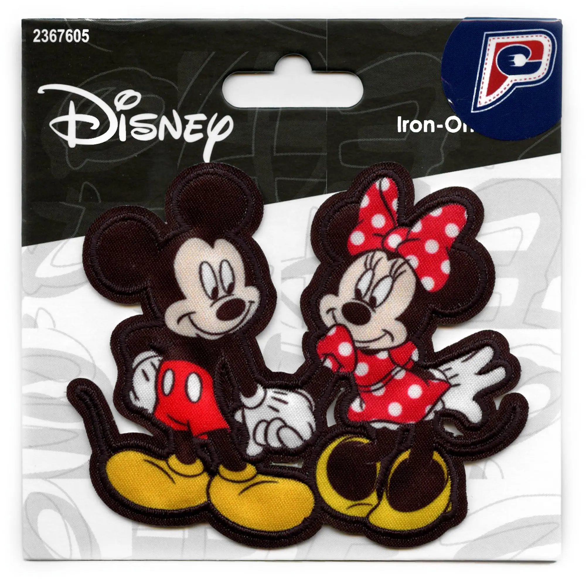Disney Minnie And Mickey Mouse Patch Holding Hands Sublimated Embroidery - Image 2