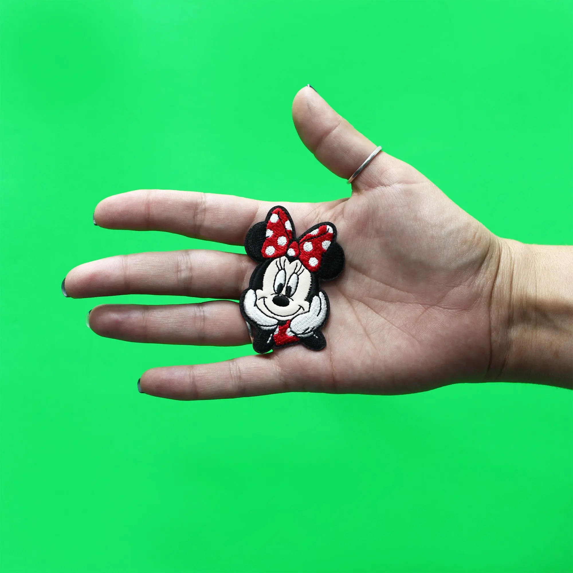 Disney Minnie Mouse Patch Animals Kids Movie Embroidered Iron On - Image 2