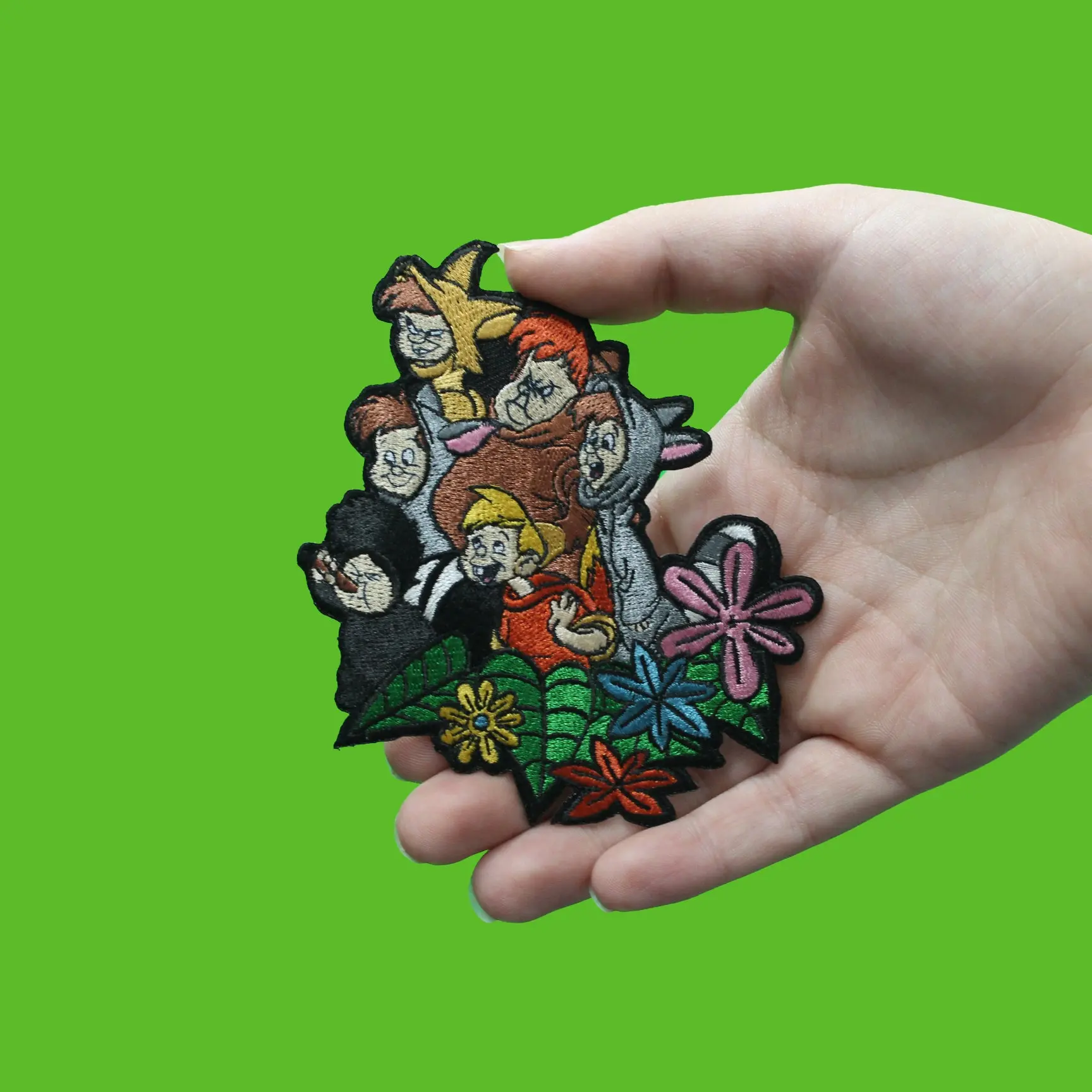 Disney Peter Pan Lost Boys Group Iron On Sublimated Embroidery Patch - Image 2