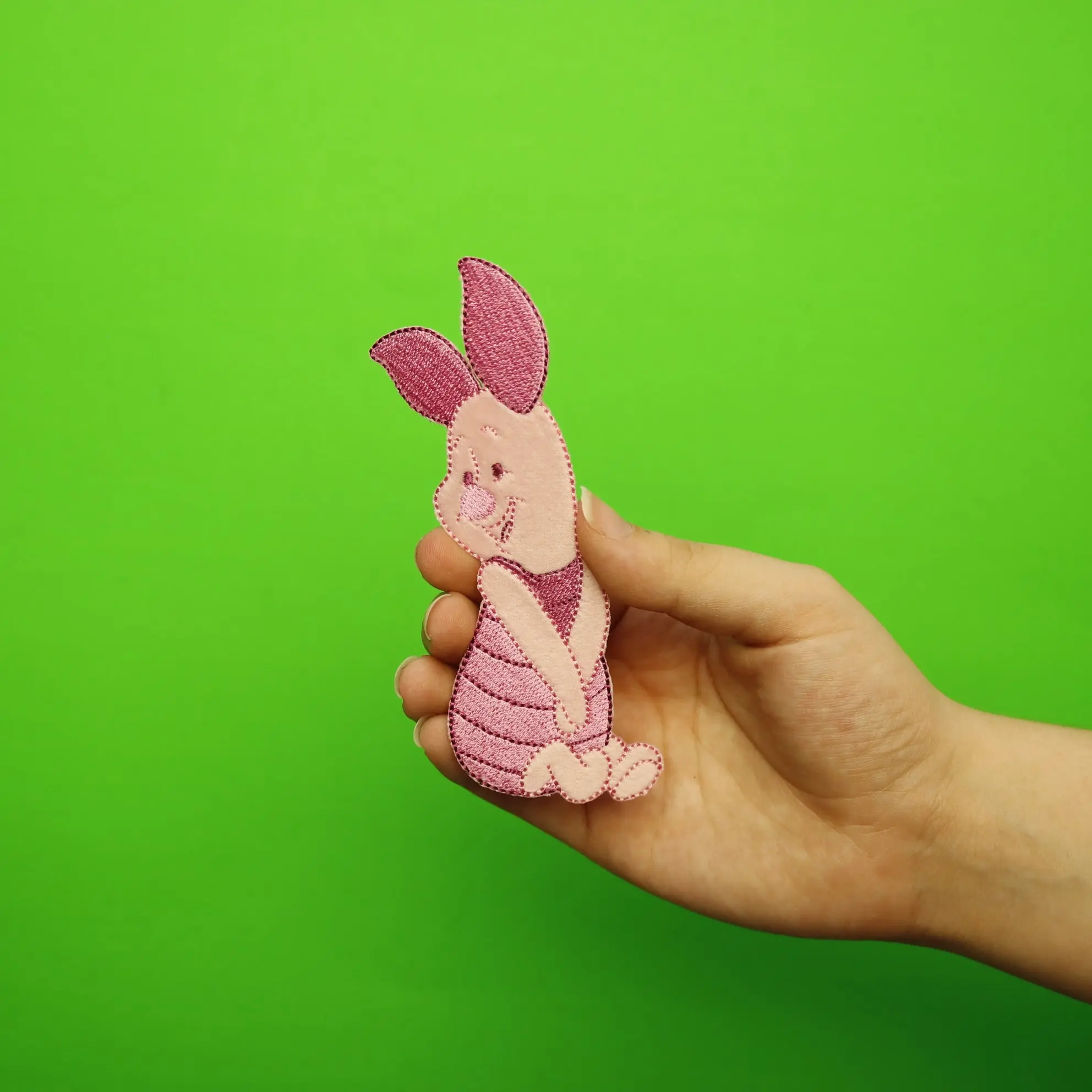 Disney Piglet Full Body Embroidered Applique Iron On Patch - Image 3