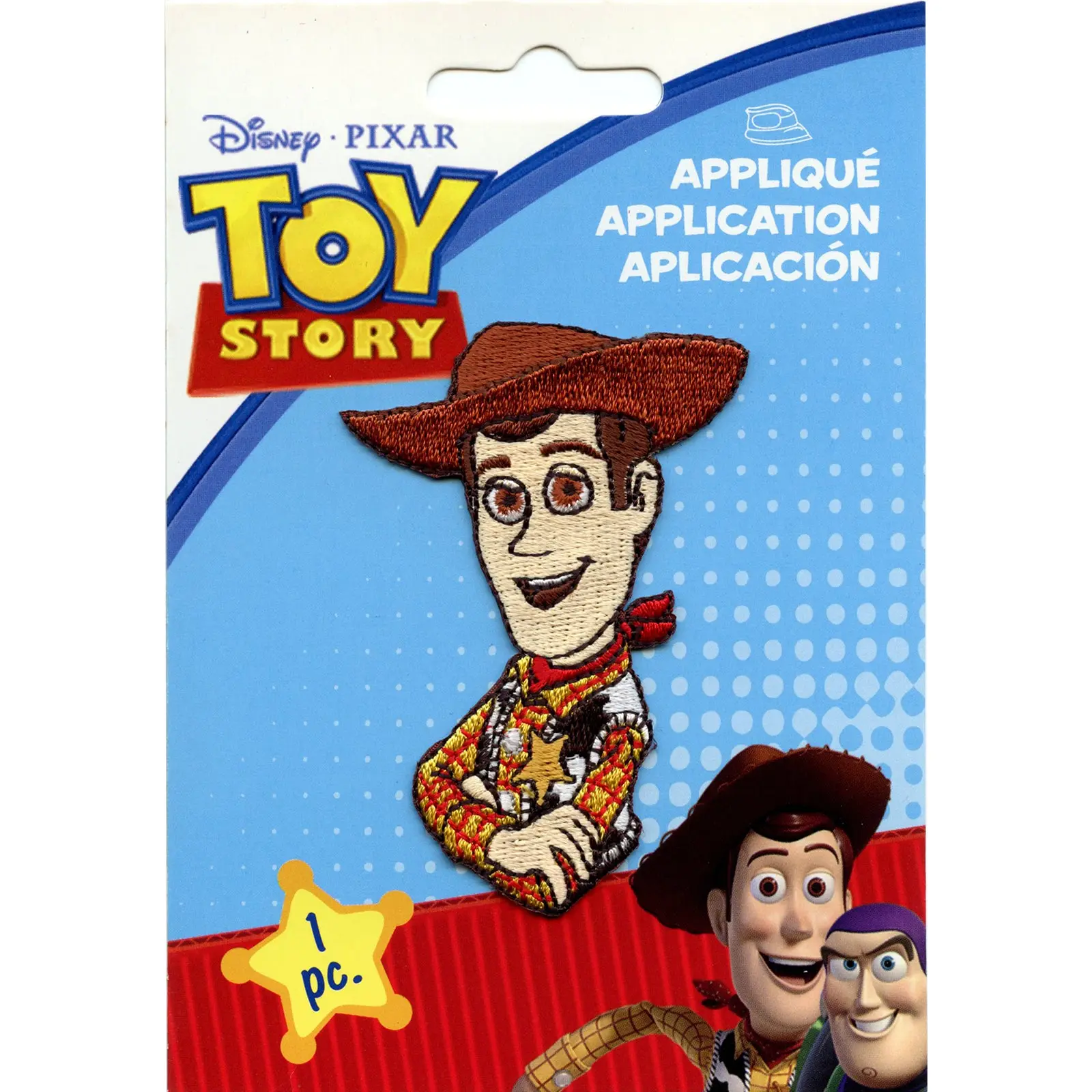 Disney Pixar Toy Story Woody Embroidered Patch - Image 2