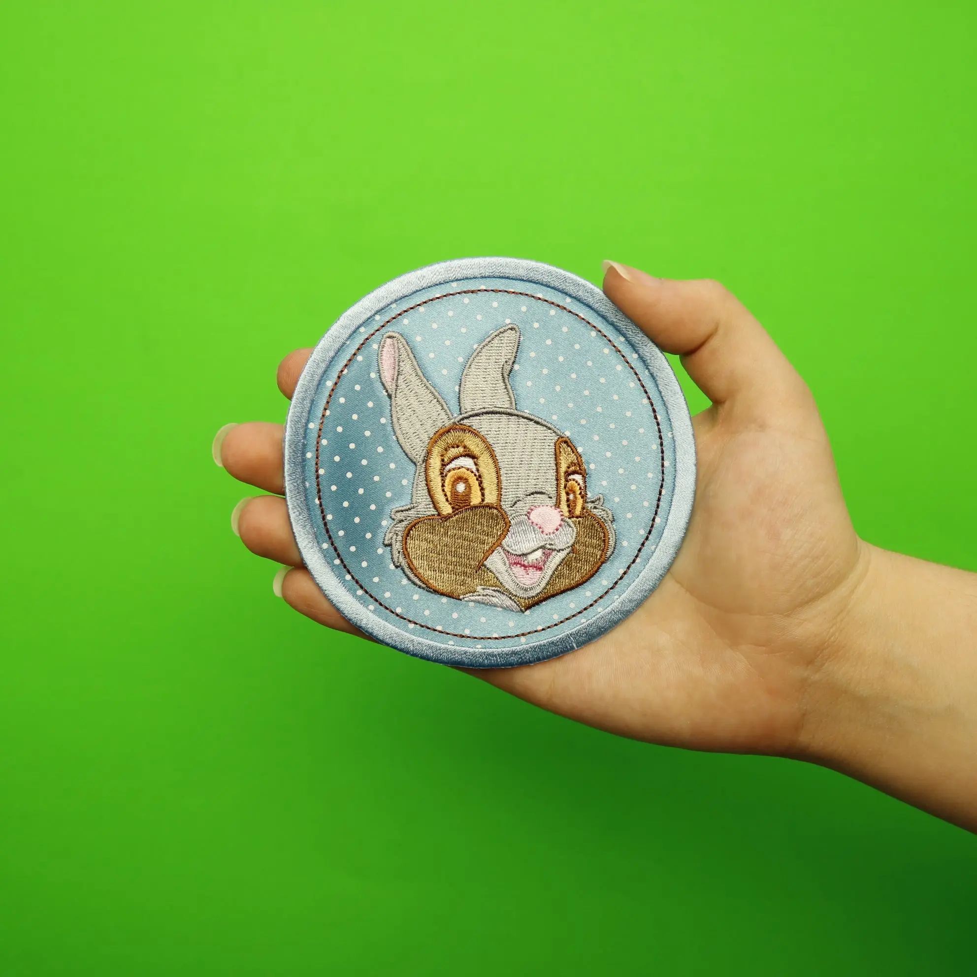 Disney Bambi Thumper Rabbit Bunny Embroidered Applique Iron On Patch - Image 3