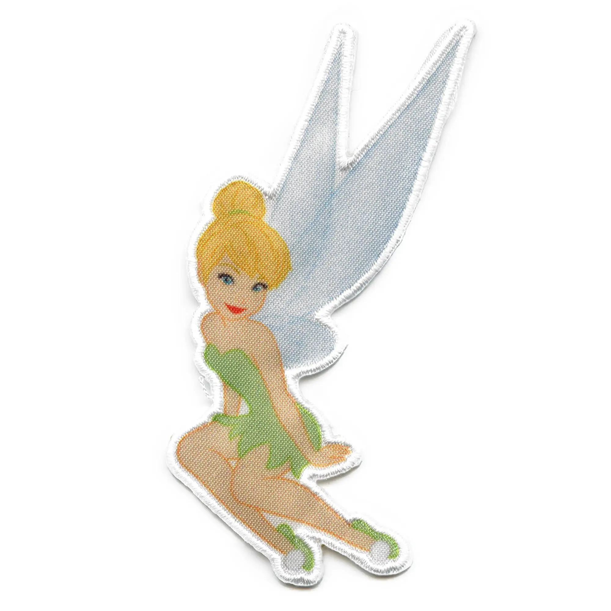 Disney Tinkerbell Sitting Iron On Embroidered Applique Patch