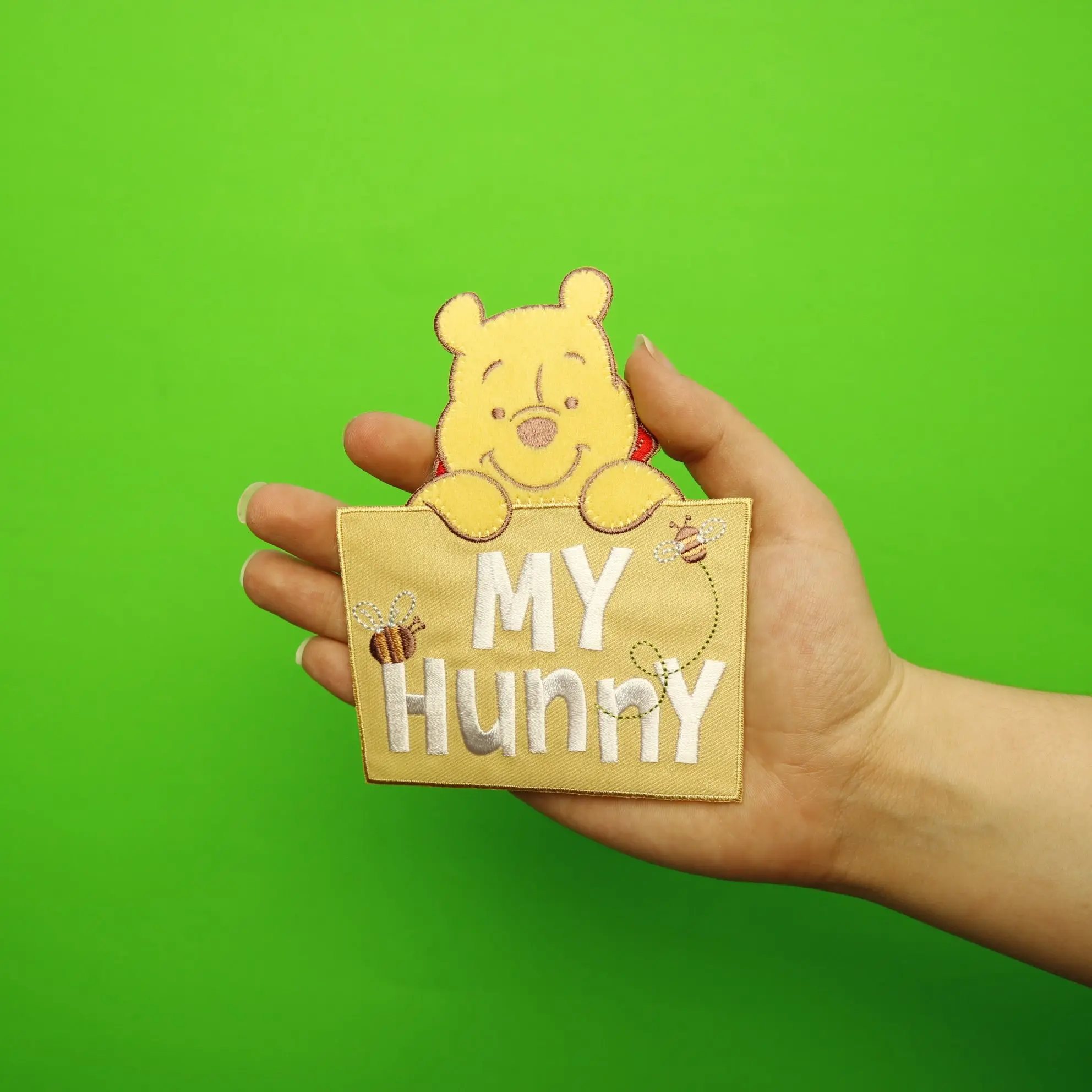 Disney Winnie The Pooh "My Hunny" Embroidered Applique Iron On Patch - Image 3