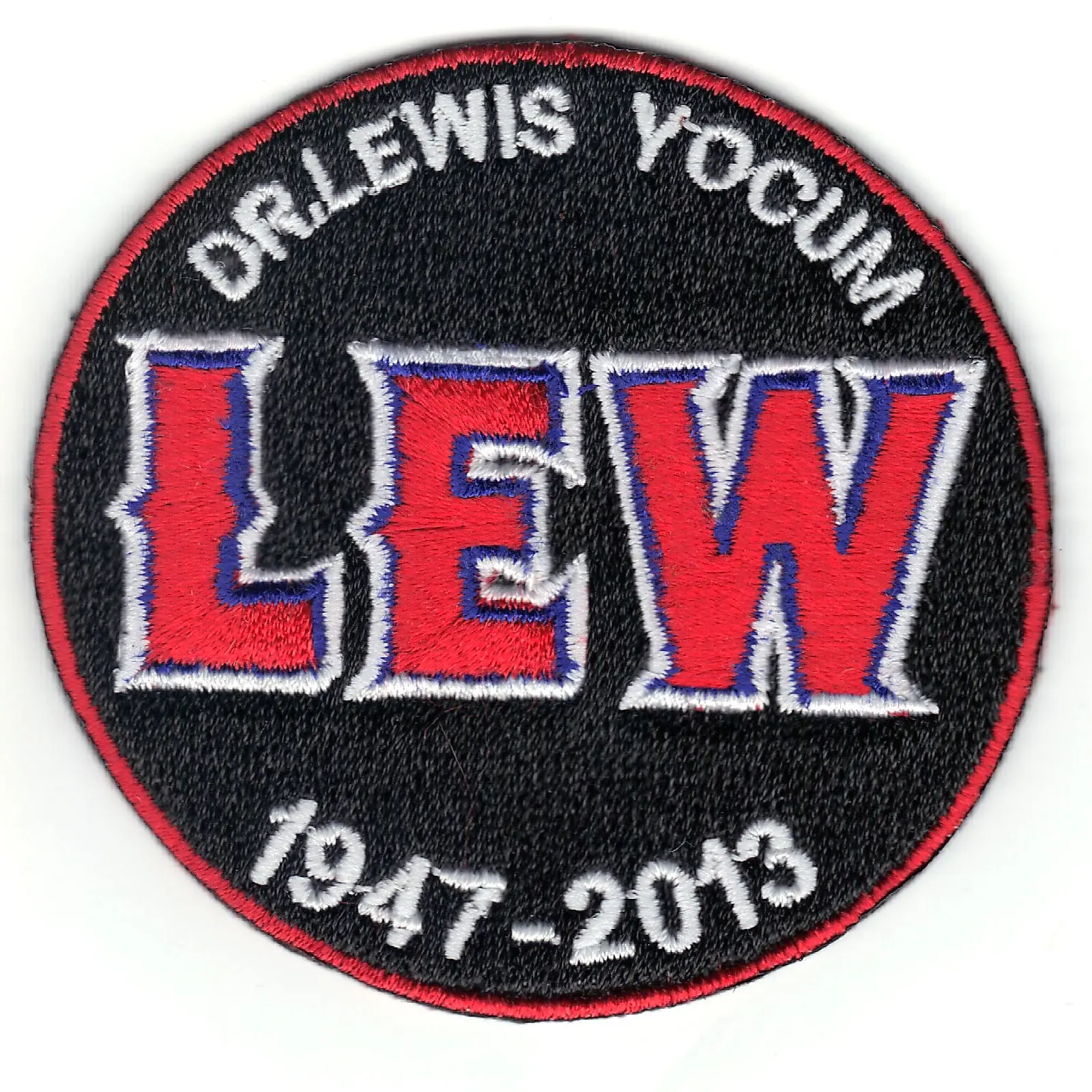 Dr. Lewis Yocum 'LEW' Memorial Sleeve Jersey Patch (2013)