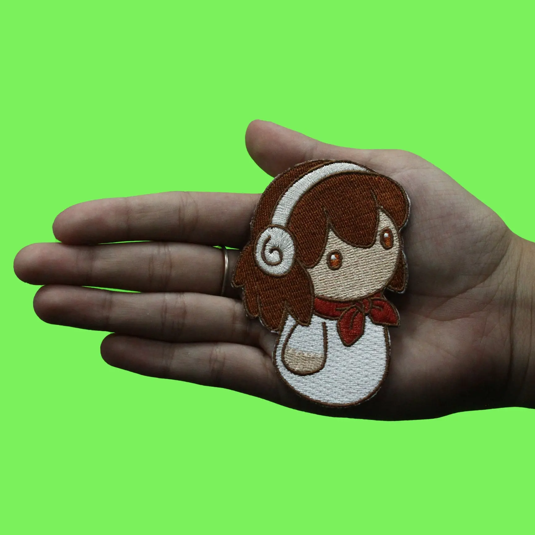 Dr. Stone Yuzuriha Patch Anime Plush Embroidered Iron On - Image 2