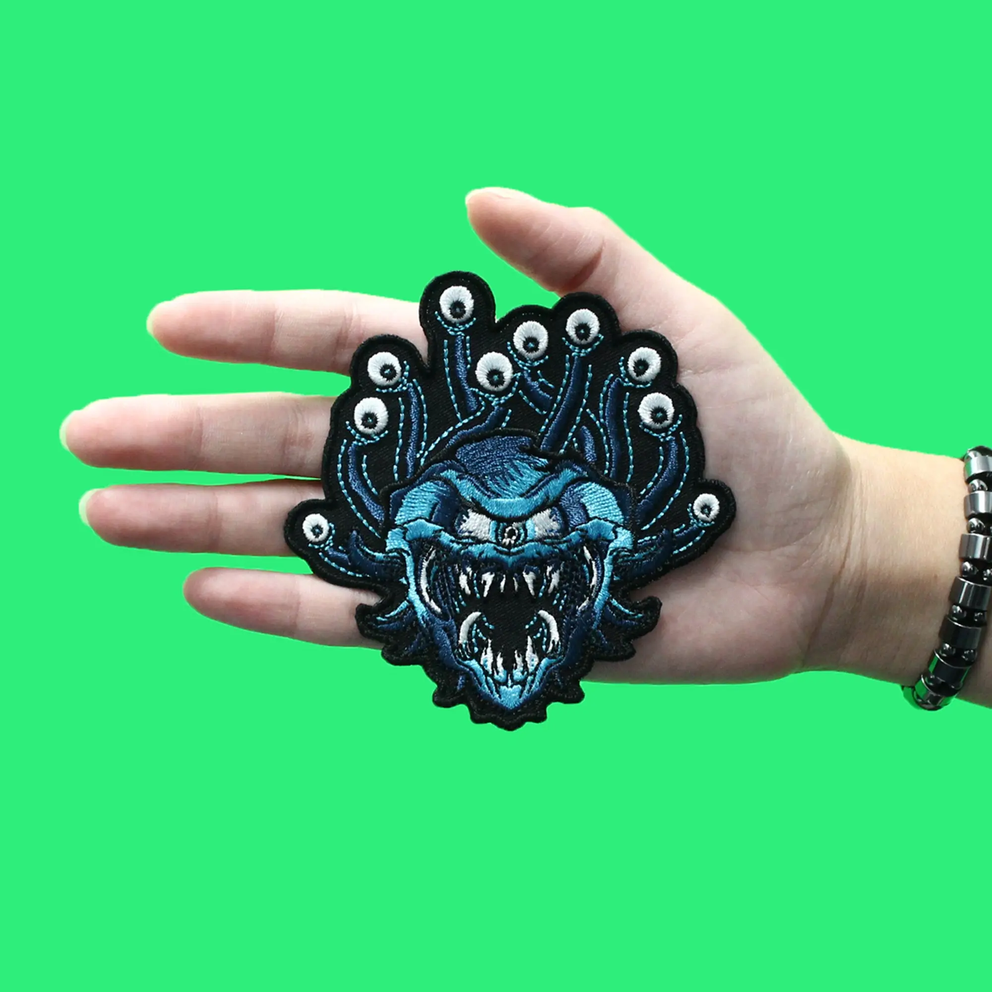 Dungeons And Dragons Beholder Patch Demon Creature Game Embroidered Iron On - Image 3