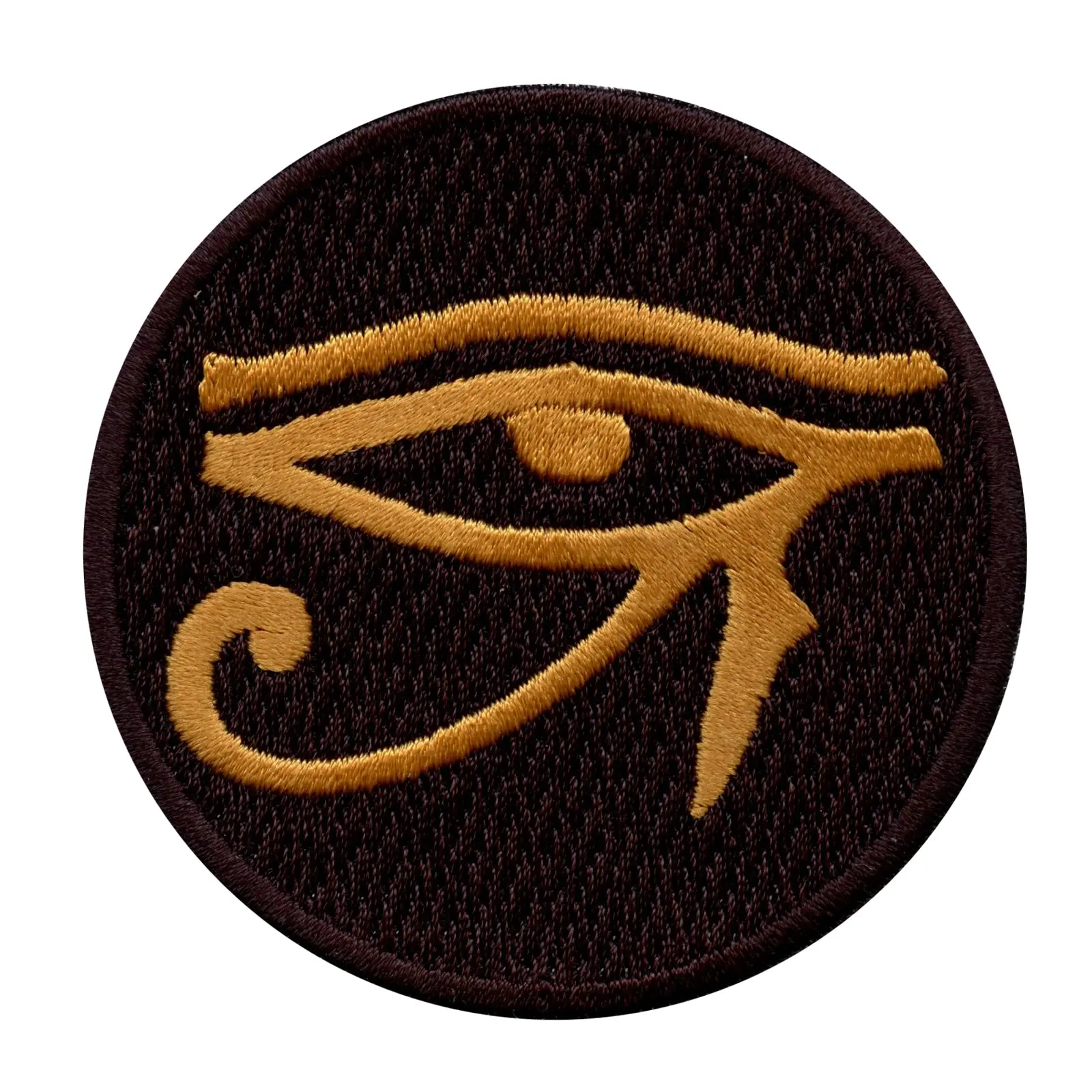 Egyptian Eye Of Ra Round Iron On Patch