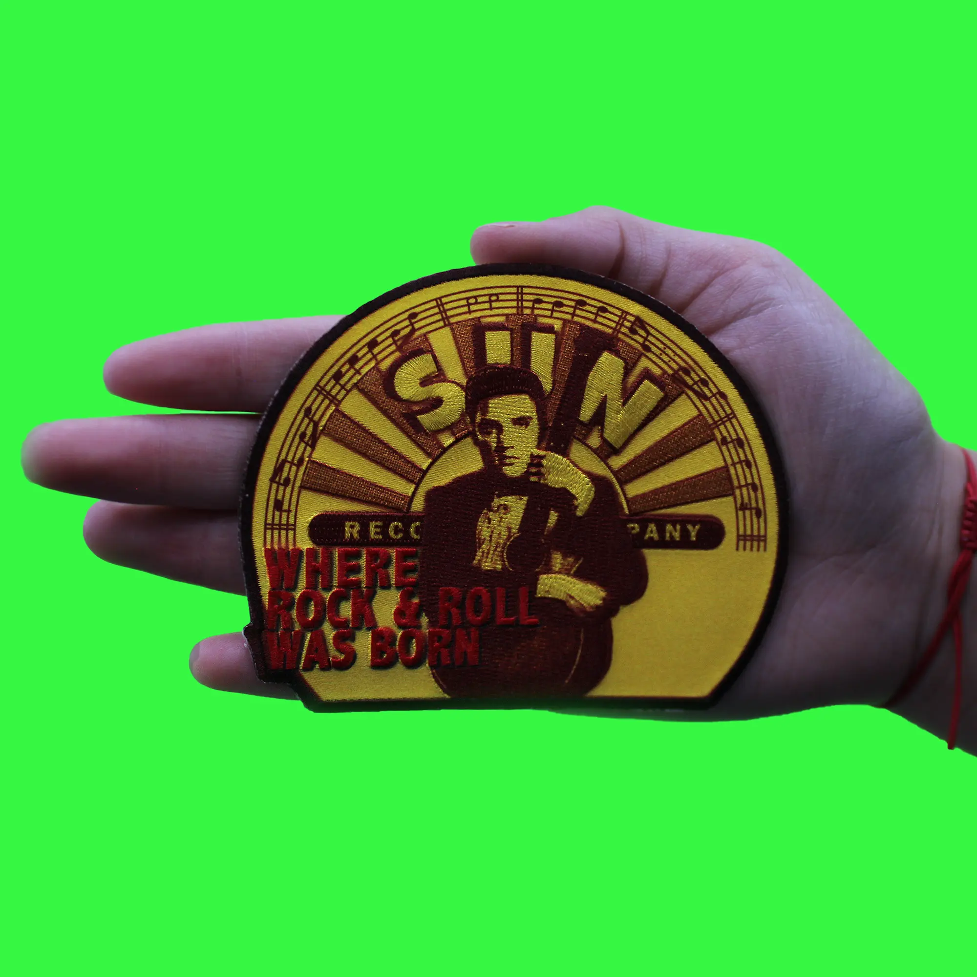 Elvis Presley Where Rock n Roll Was Born Patch Legend Rock King Sublimated Embroidery Iron on - Image 2