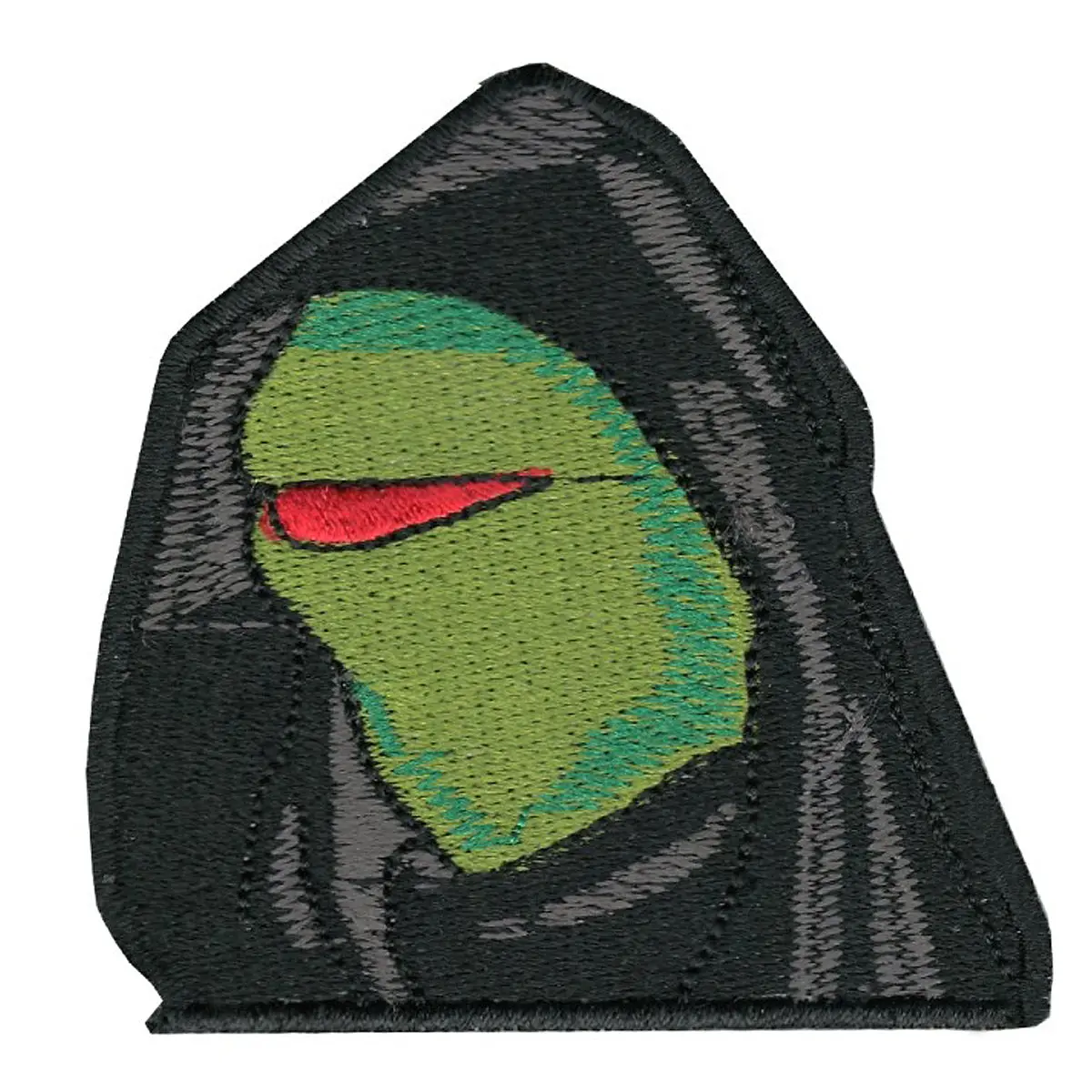 Evil Frog Embroidered Iron On Patch