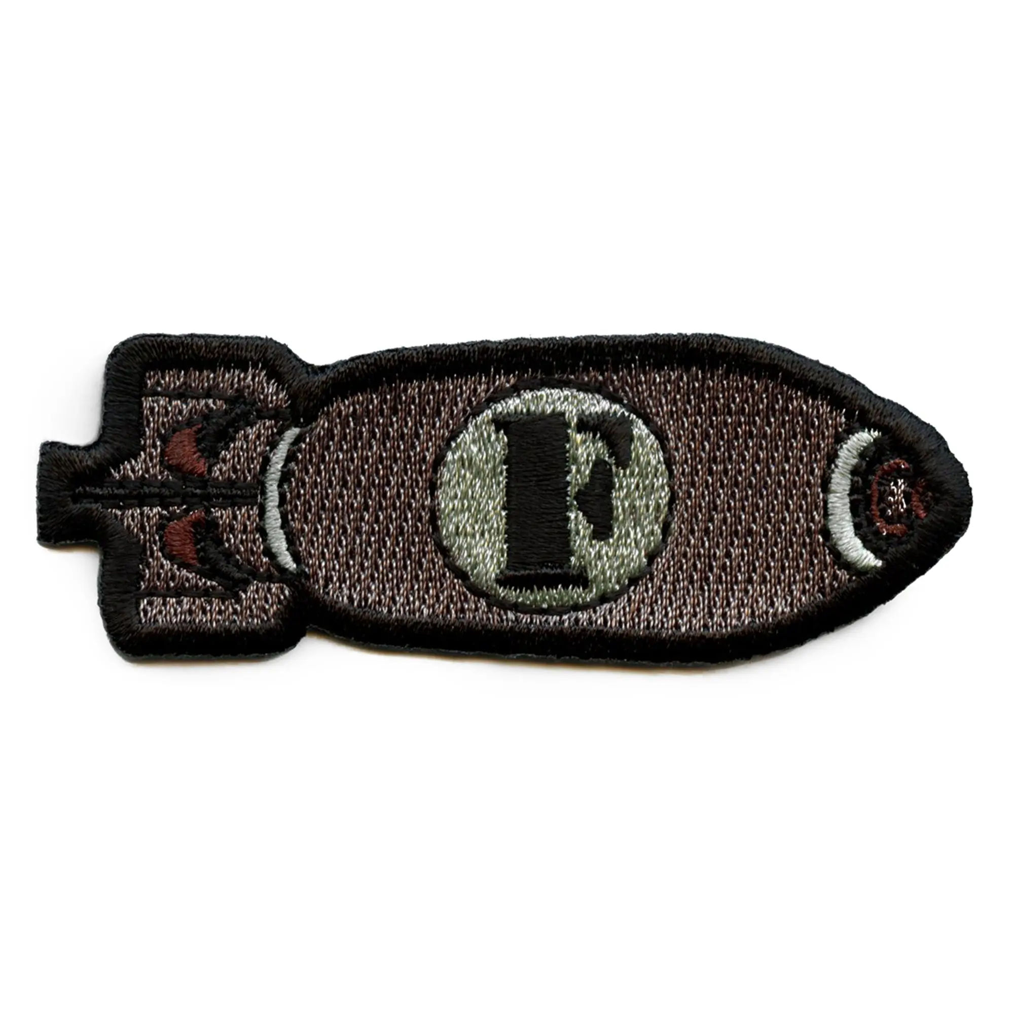 F-Bomb Missile Patch Weapon Pun Embroidered Iron On