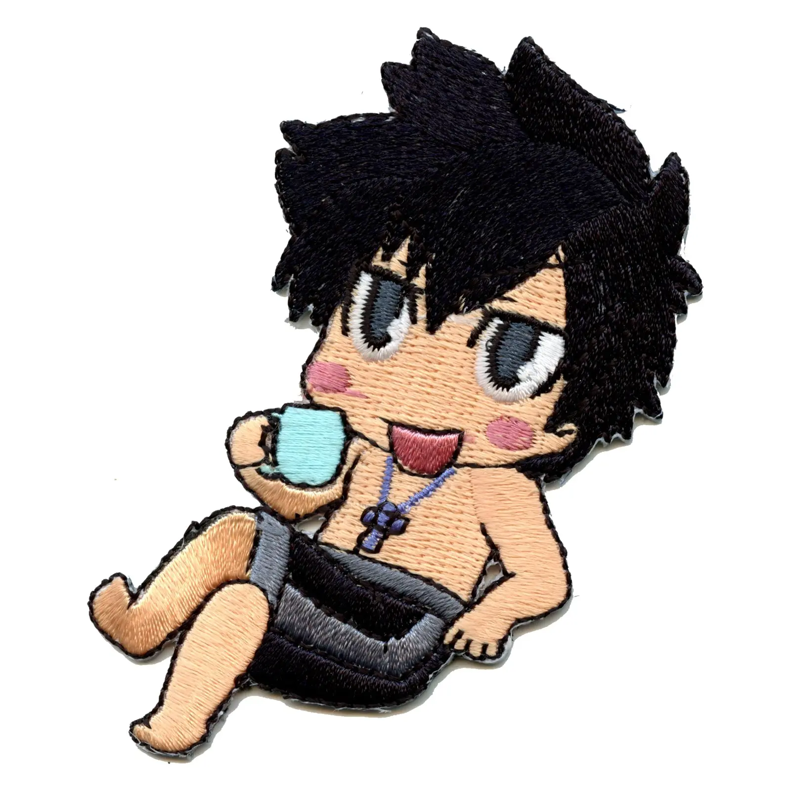 Fairytail Anime Gray Drinking Embroidered Iron On Patch