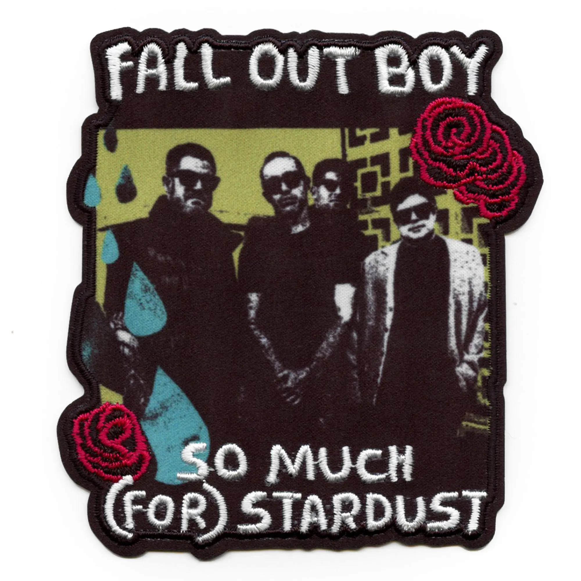 Fall Out Boy Roses Patch So Much For Stardust Sublimated Embroidered Iron On