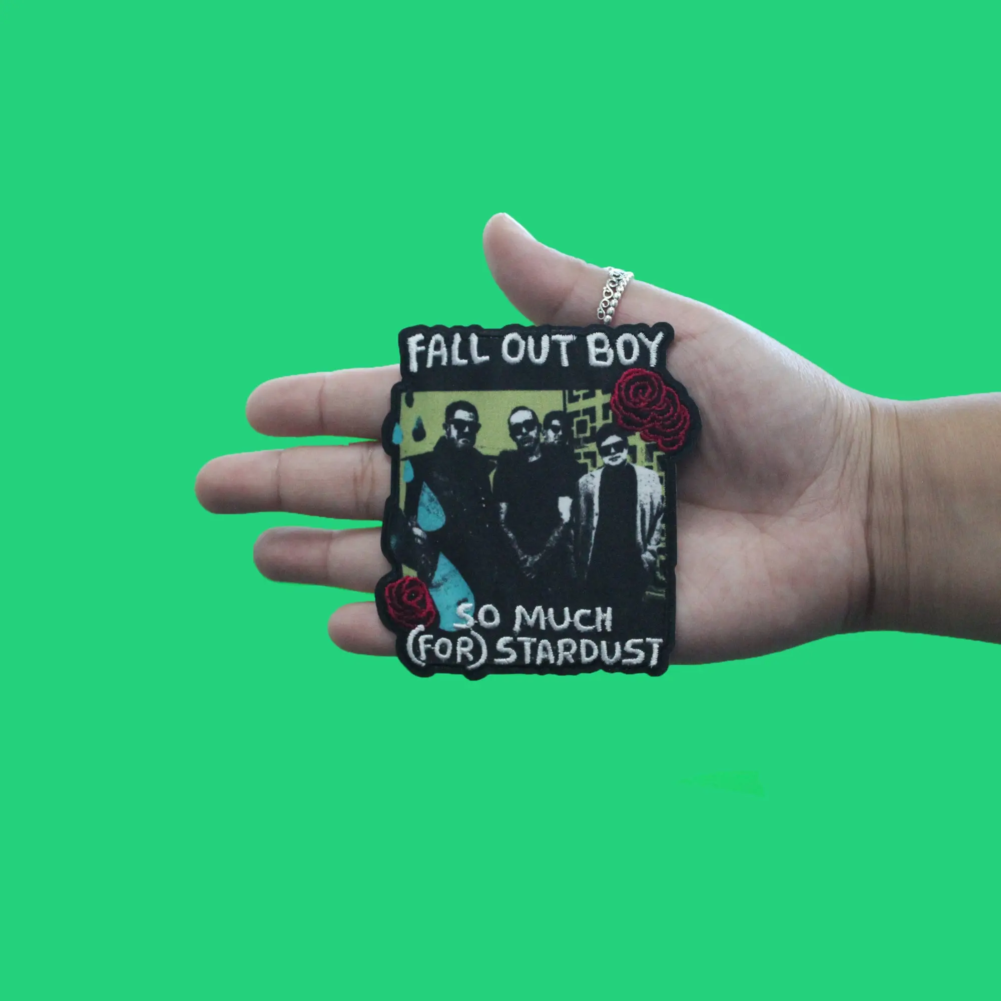 Fall Out Boy Roses Patch So Much For Stardust Sublimated Embroidered Iron On - Image 2