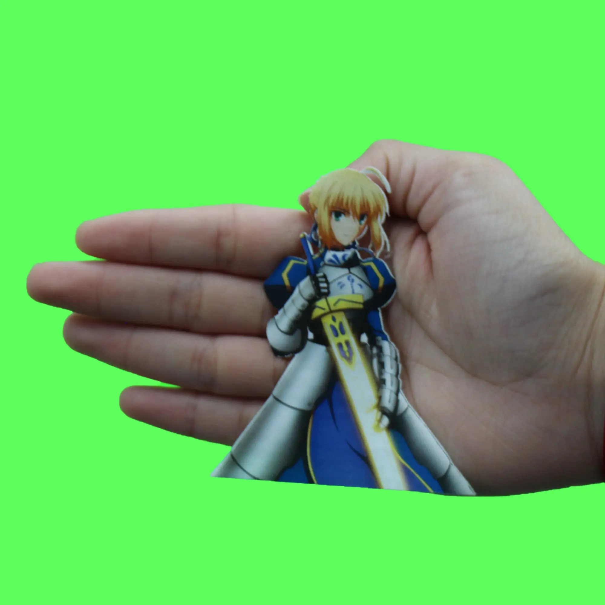 Fate Stay Night Saber Patch Fantasy Anime Novel Sublimation Iron On - Image 2