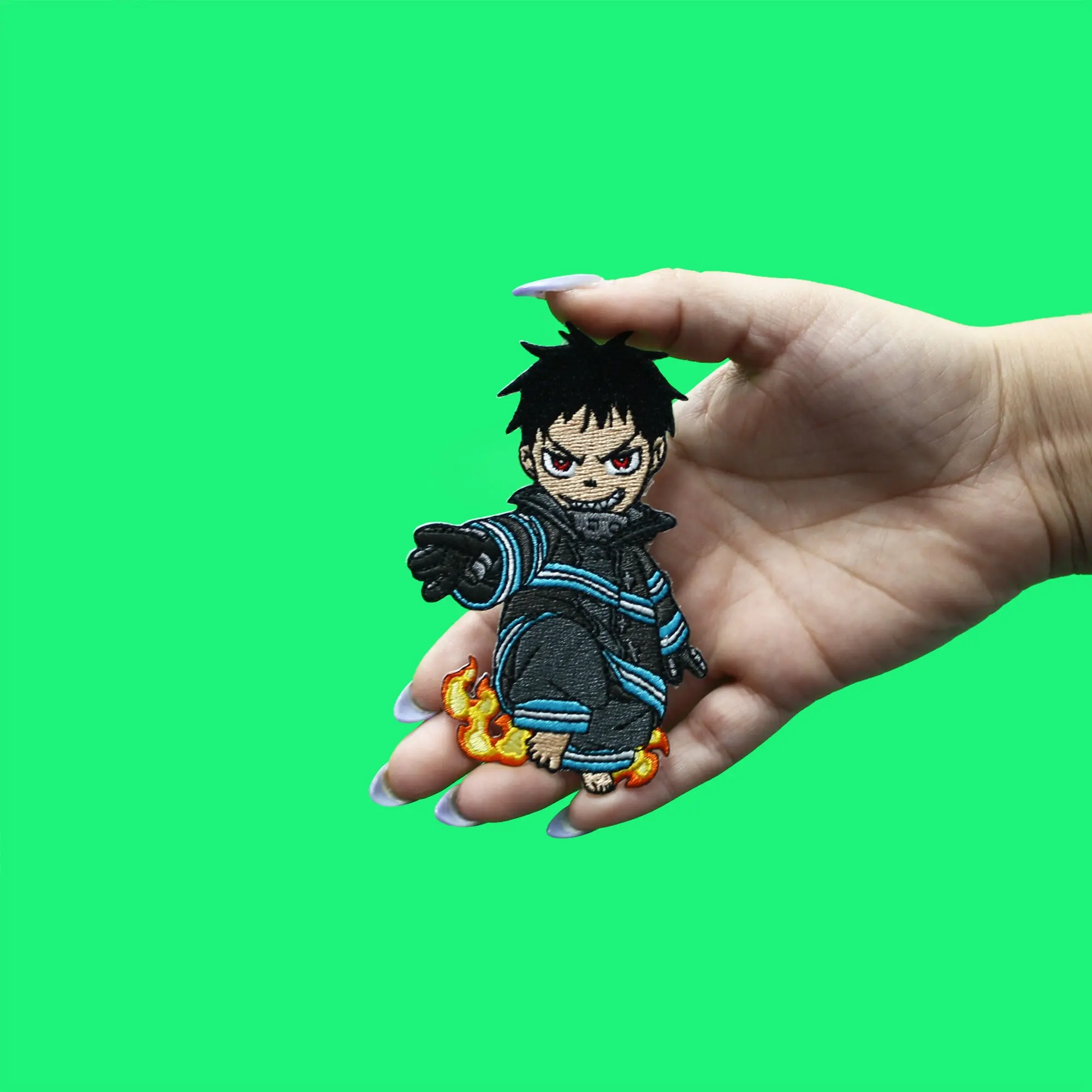 Official Fire Force Patch Shinra Embroidered Iron On - Image 2