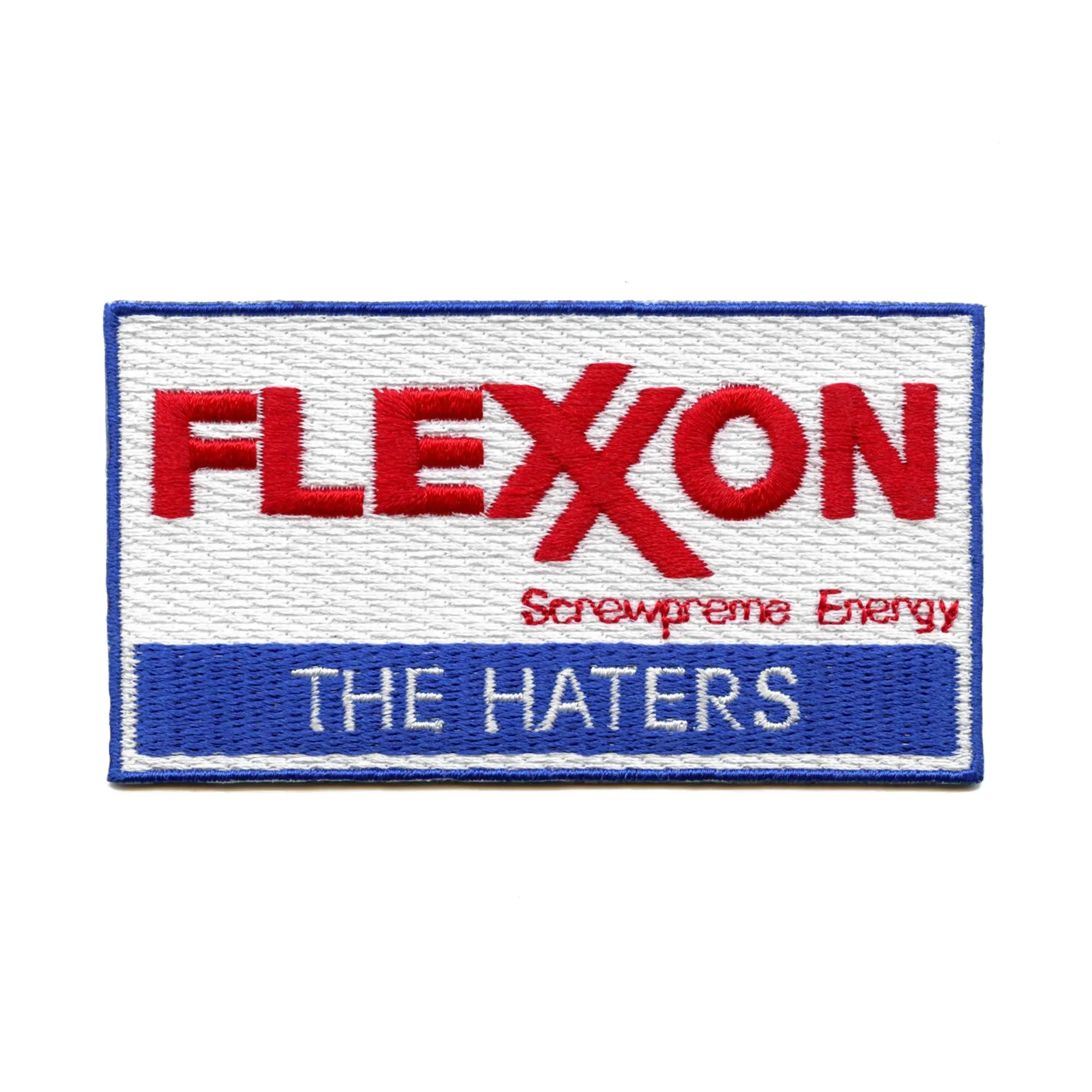 Flexxon the Haters Parody Patch Company Funny Houston Embroidered Iron On - Image 2