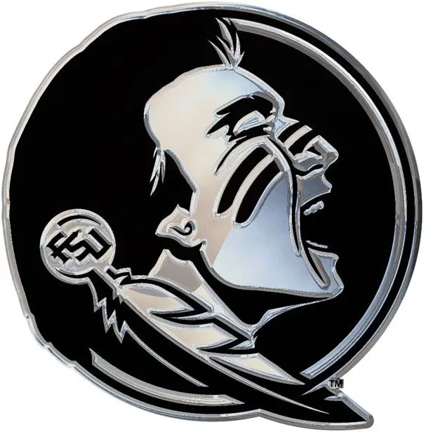 Florida State Seminoles Premium Solid Metal Chrome Plated Car Auto Emblem