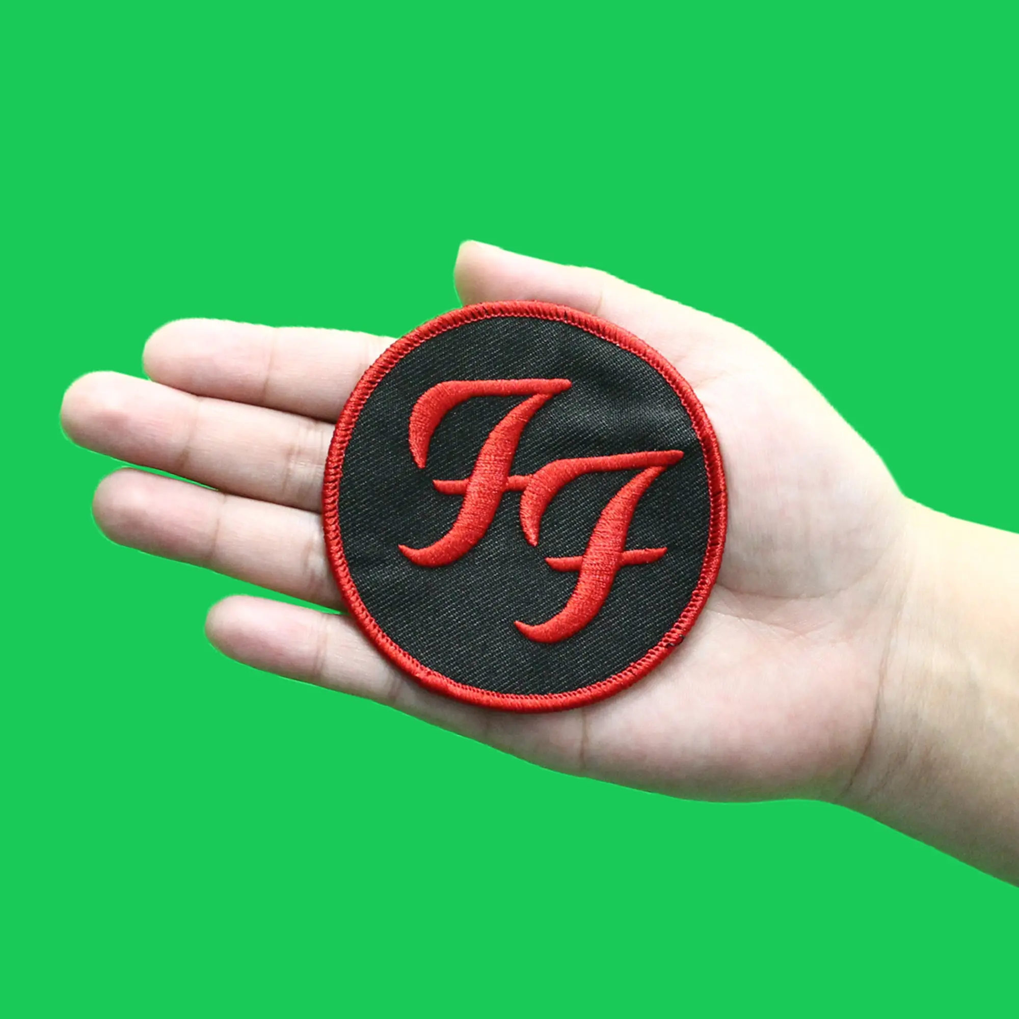 Foo Fighters Logo Patch Alternative Rock Band Embroidered Iron On - Image 2