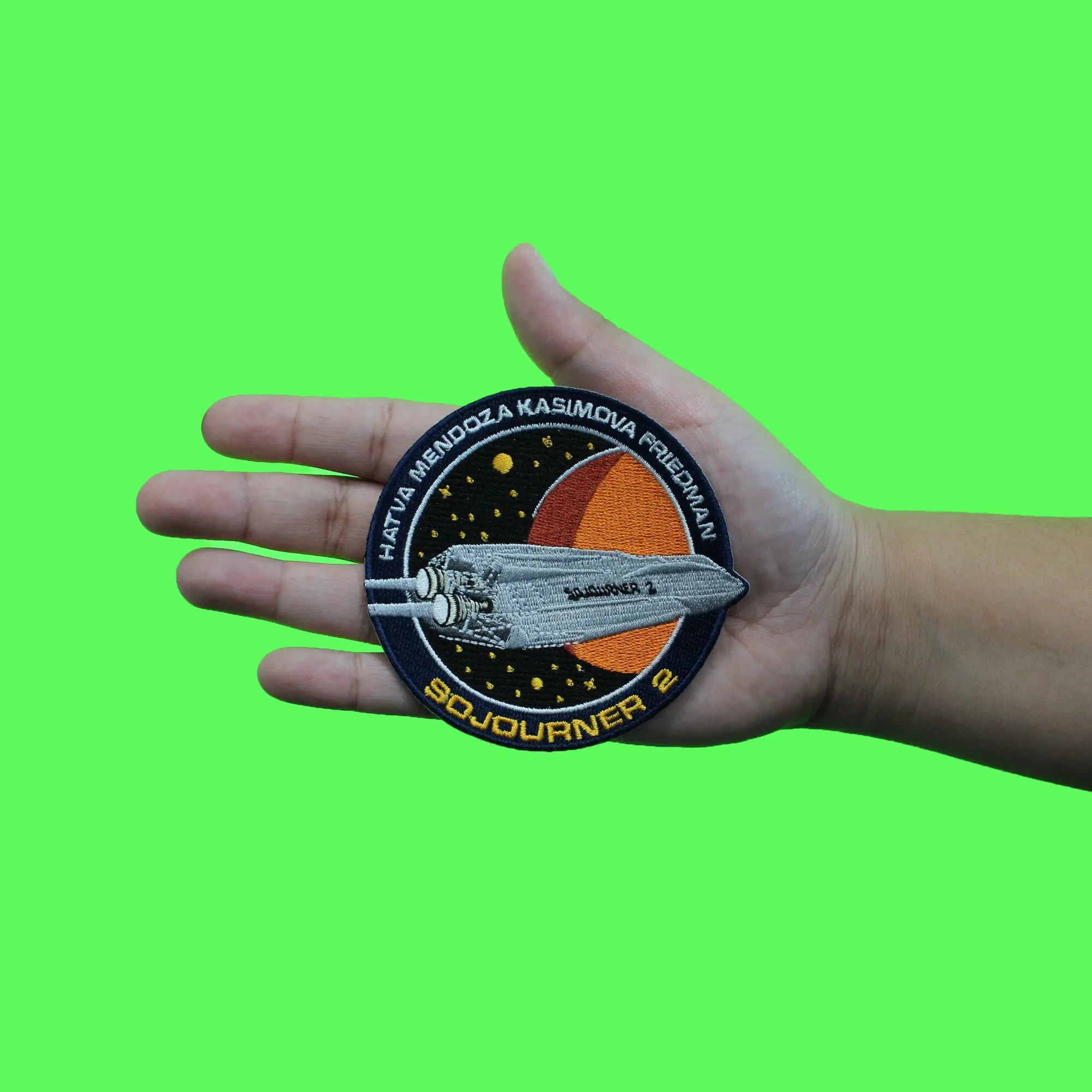For All Of Mankind Patch Sojourner 2 Embroidered Iron On - Image 2