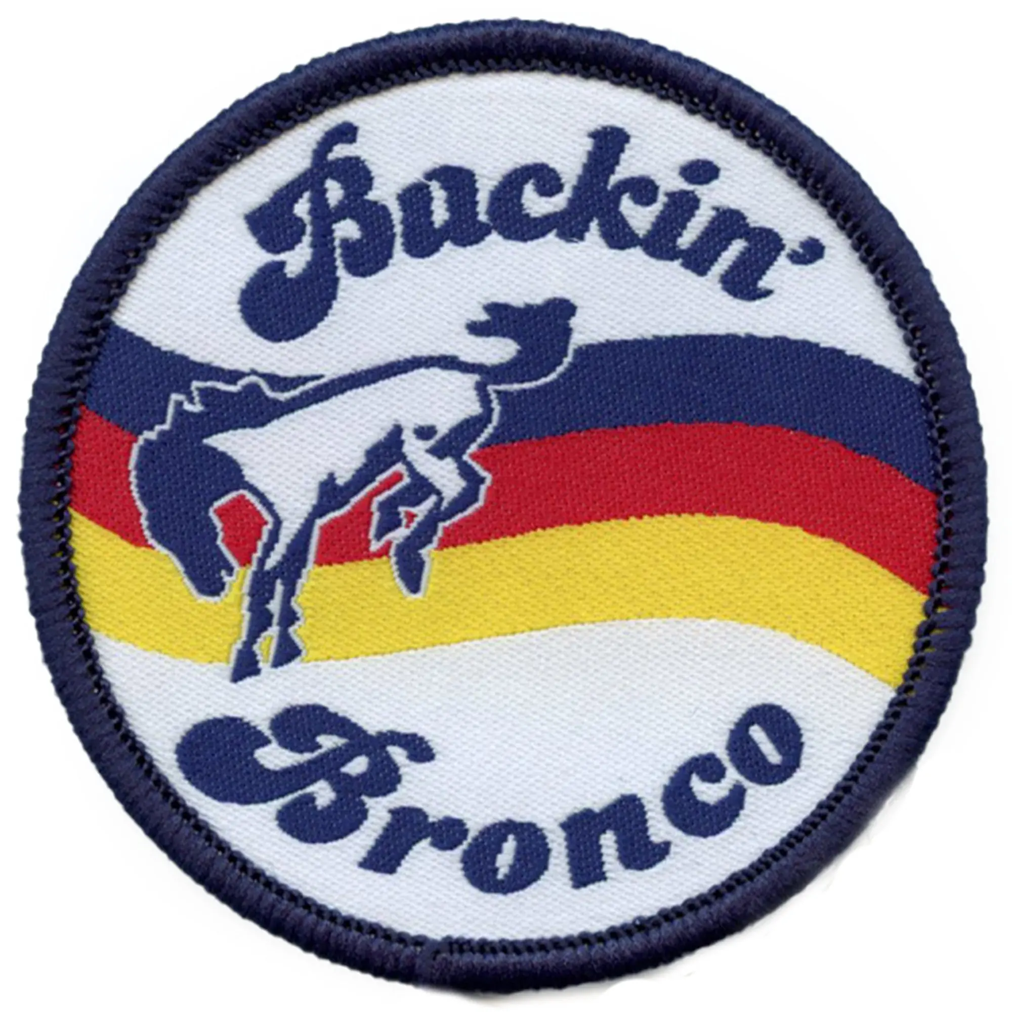 Ford Bucking Bronco Patch American Automotive Company Embroidered Iron On - Image 2