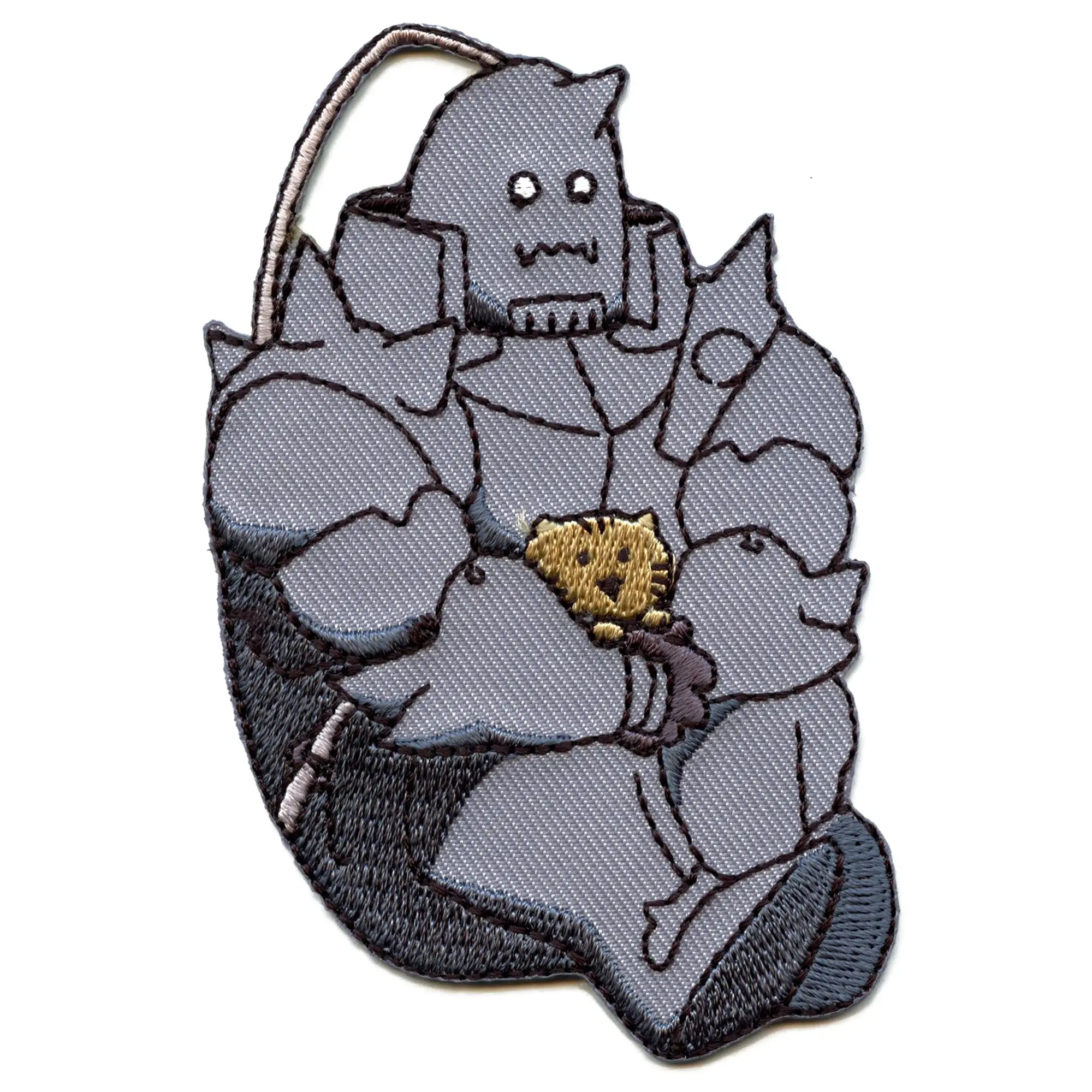 Fullmetal Alchemist Brotherhood Patch Al Cat Anime Manga Sublimated Embroidery Iron On