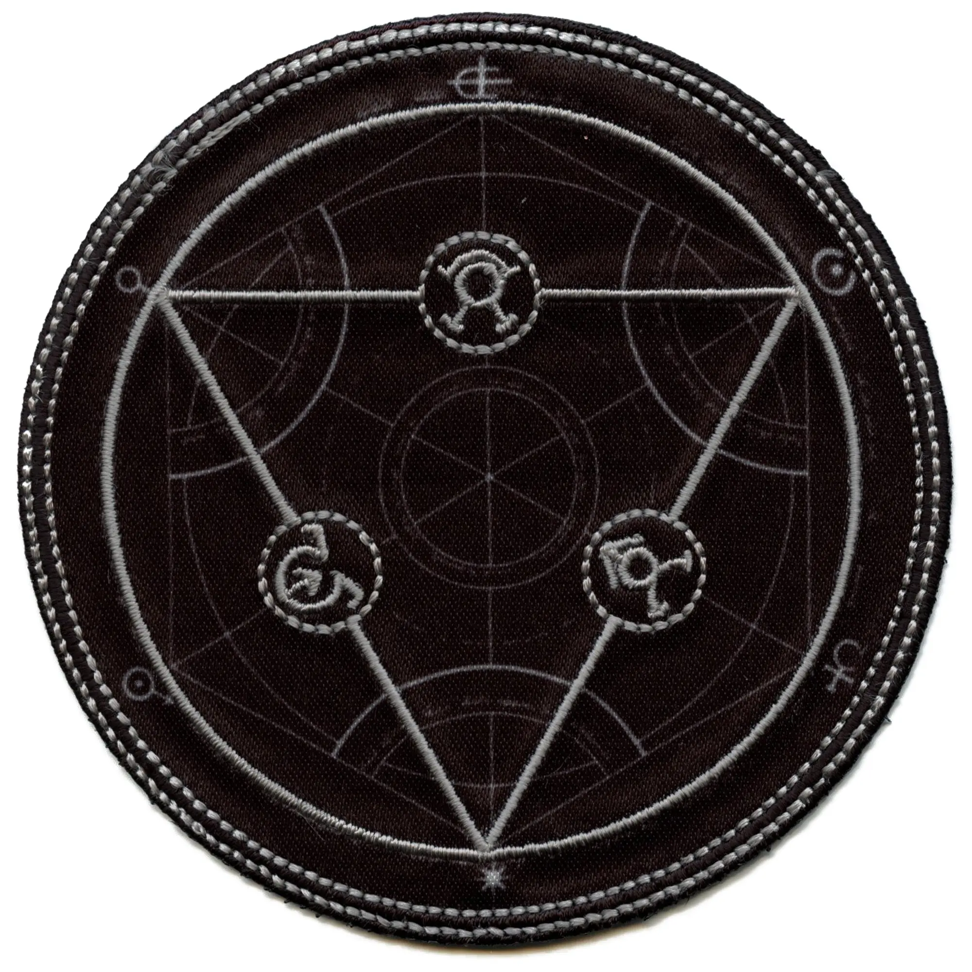 FullMetal Alchemist Brotherhood Patch Transmutation Circle Anime Embroidered Iron On