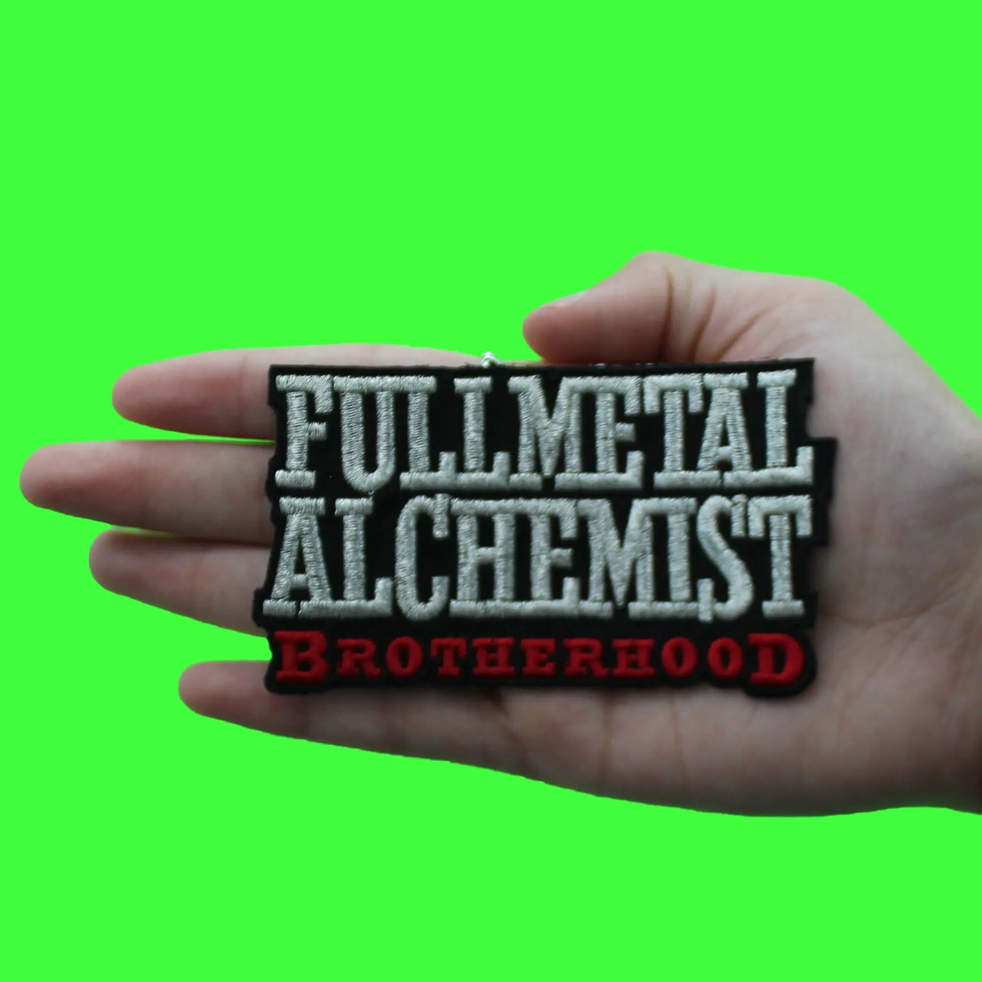 FullMetal Alchemist Brotherhood Patch US Logo Anime Embroidered Iron On - Image 2