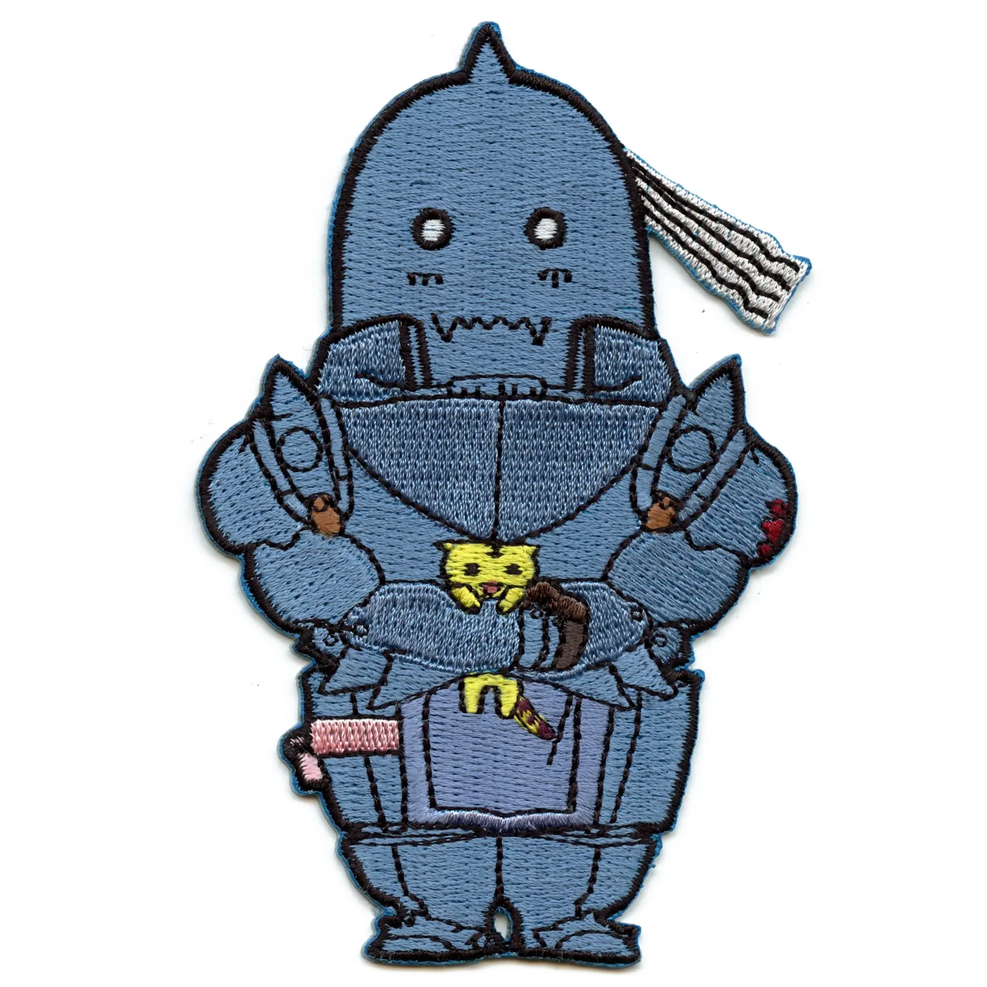 FullMetal Alchemist Alphonse Elric Patch Kitty Gentle Giant Embroidered Iron On