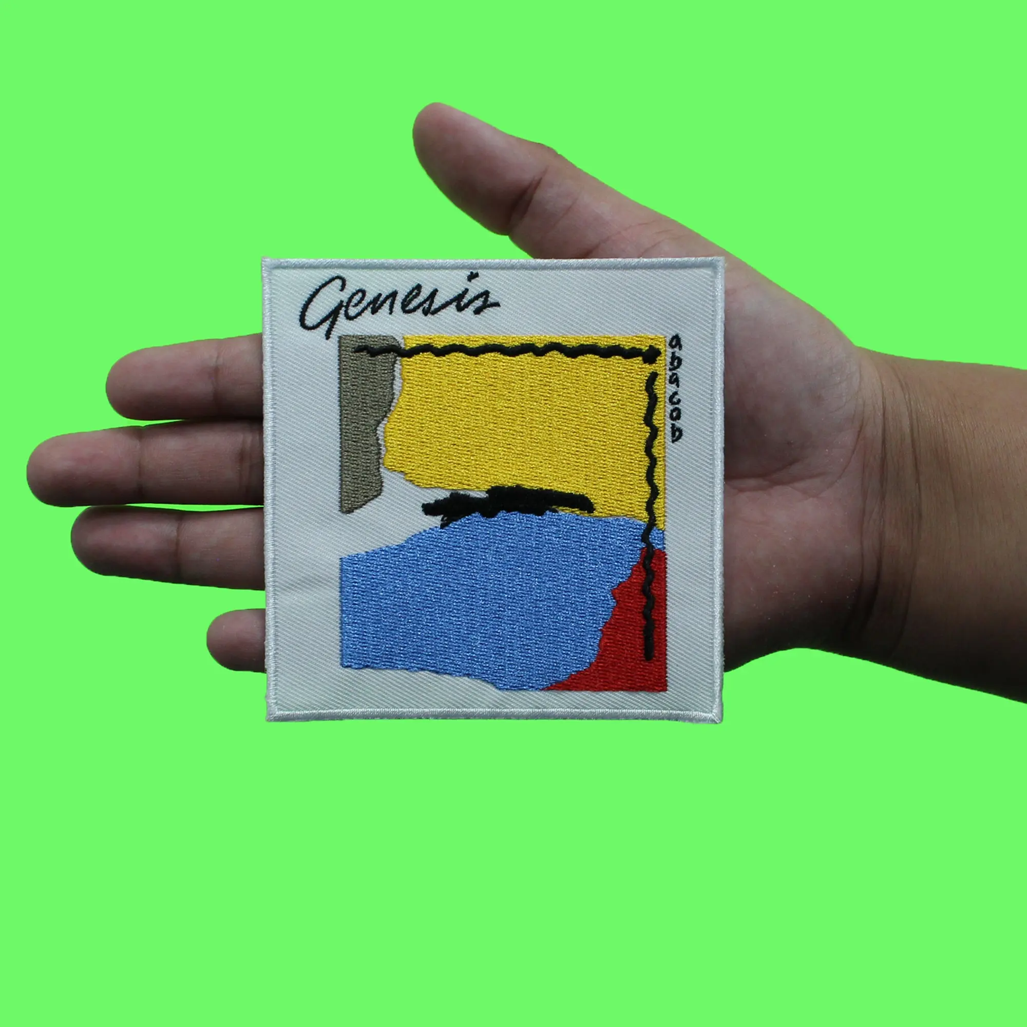 Genesis Abacab Album Cover Patch Rock Band Embroidered Iron On - Image 2