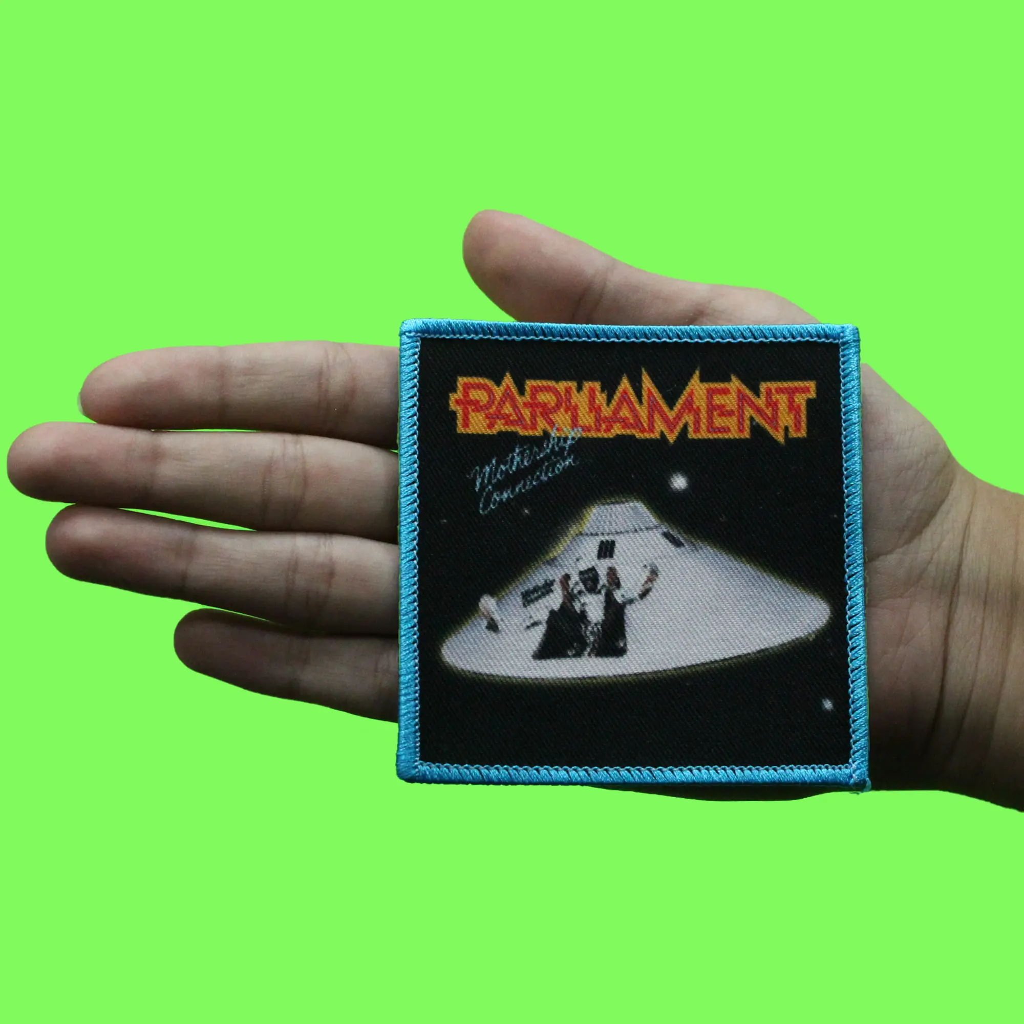 George Clinton Mothership Patch American Singer Songwriter Sublimated Embroidery Iron On - Image 2