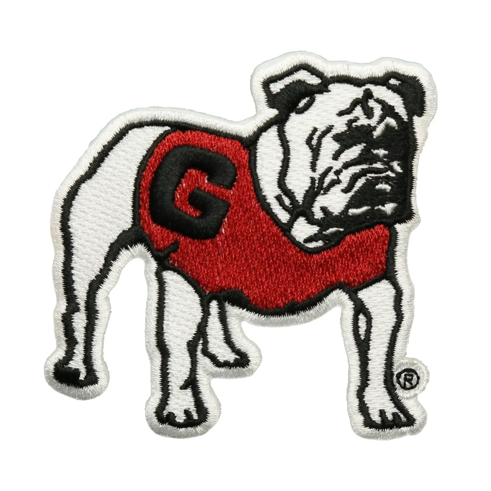 Georgia Bulldogs Mascot UGA Embroidered Iron-On Patch