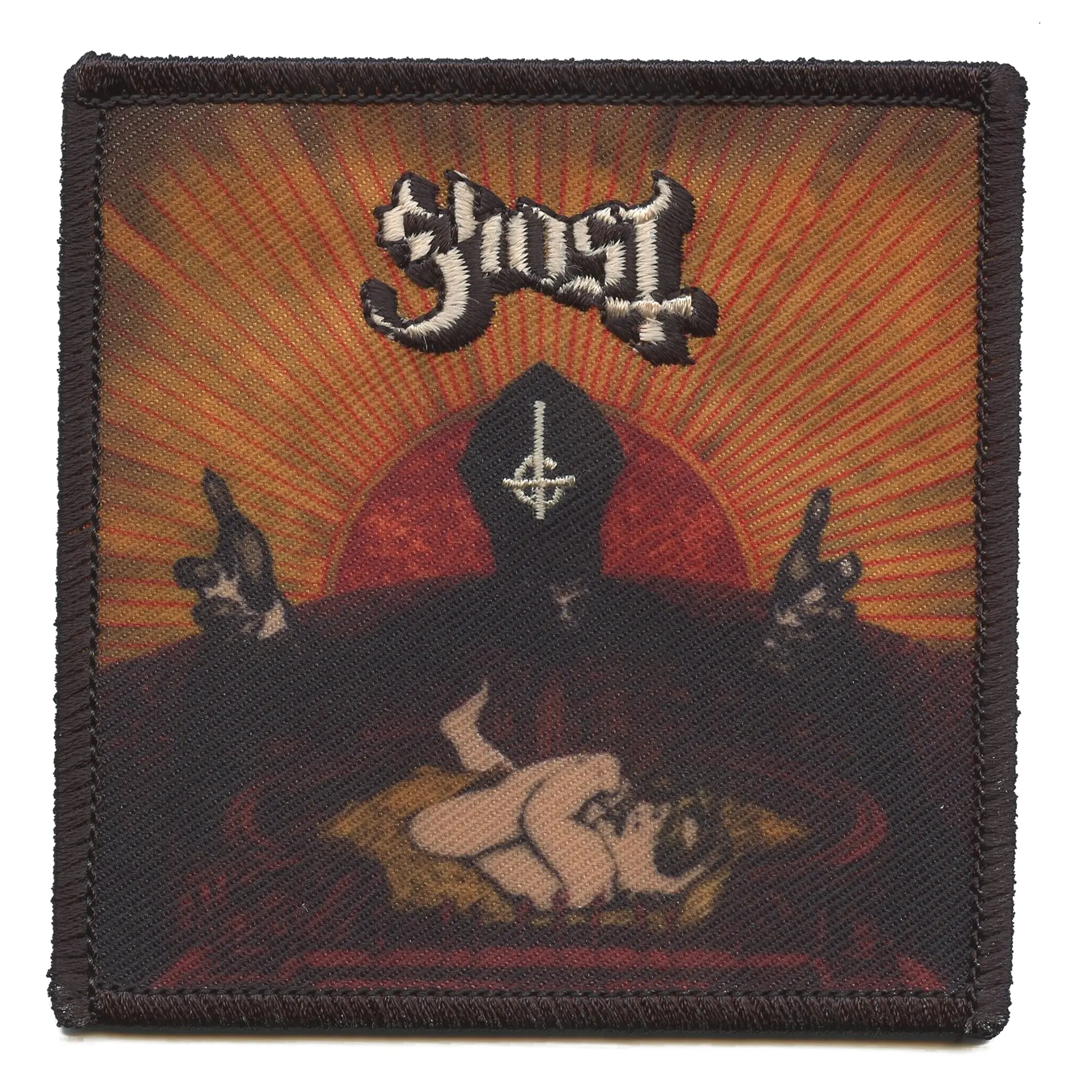 Ghost Rock Band Patch Infestissumam Underworld Sacrifice Sublimated Embroidery Iron On