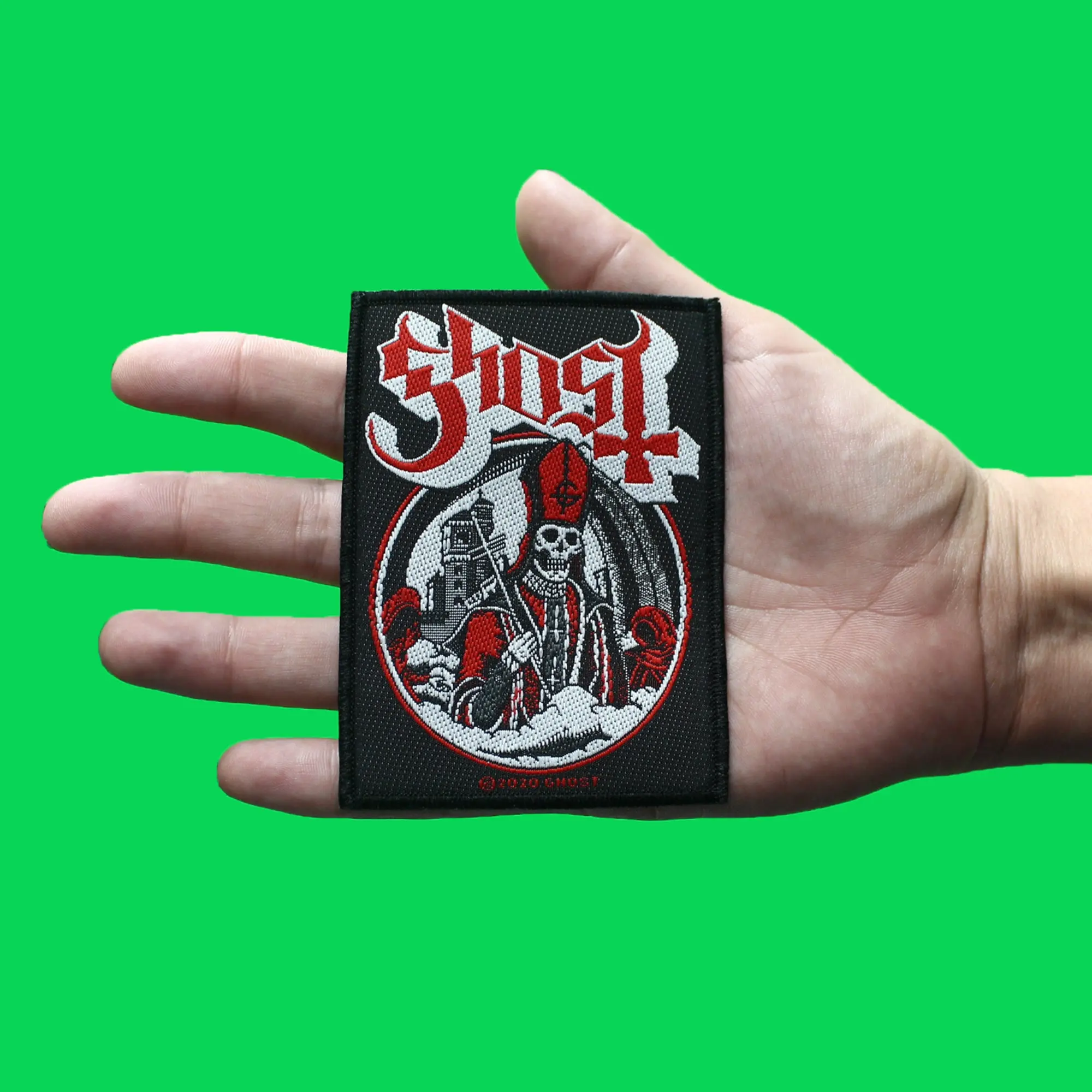 Ghost Secular Haze Patch Hard Rock Band Woven Sew On - Image 2