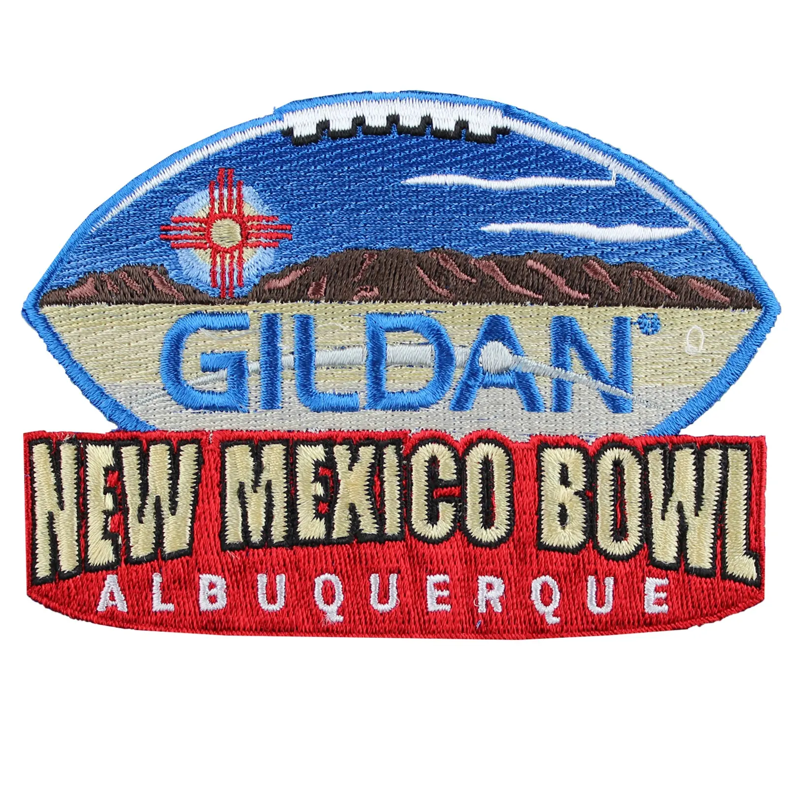 Gildan New Mexico Bowl Game Patch in Albuquerque UTSA Vs New Mexico 2016